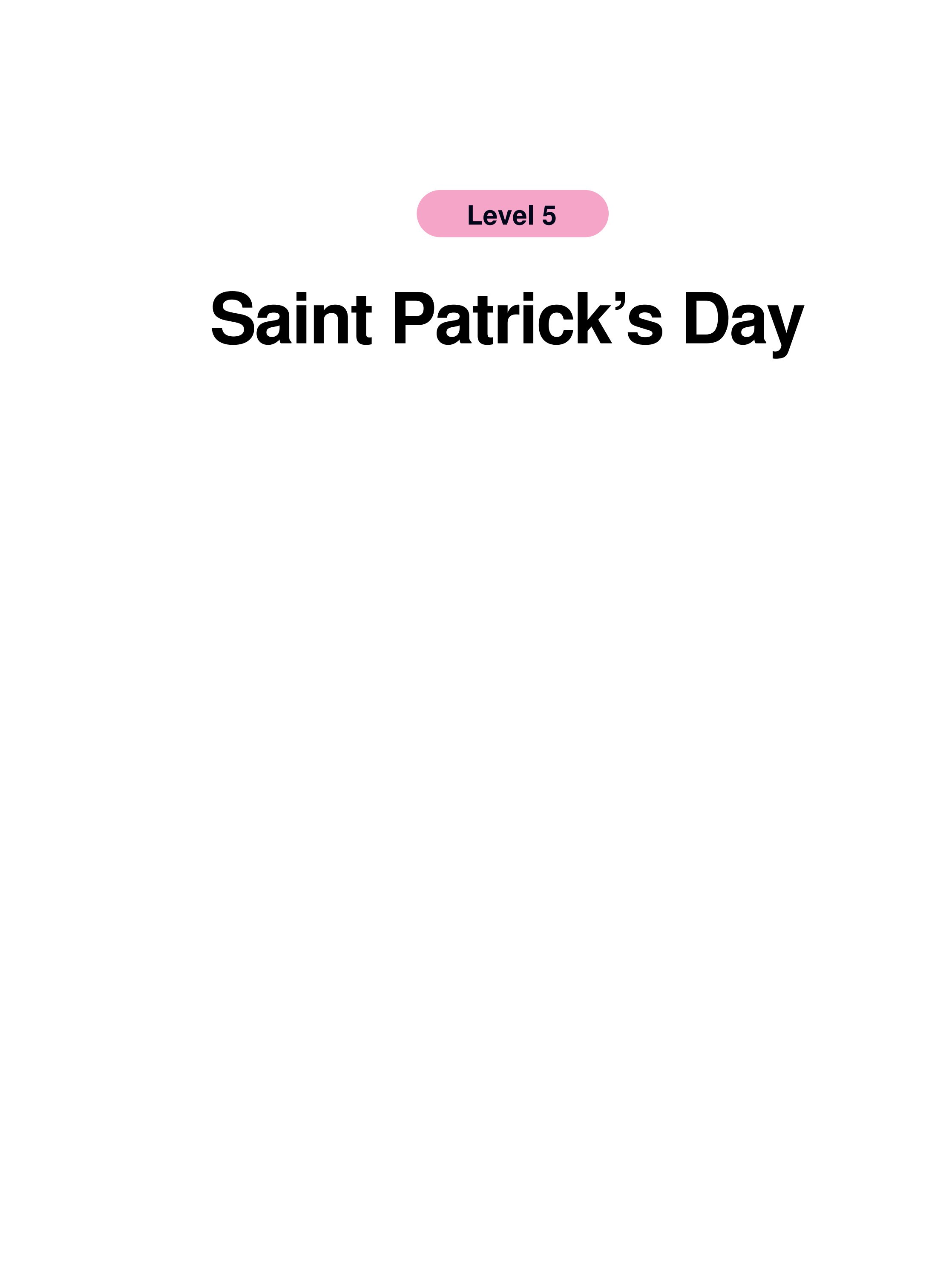 Saint Patrick’s Day