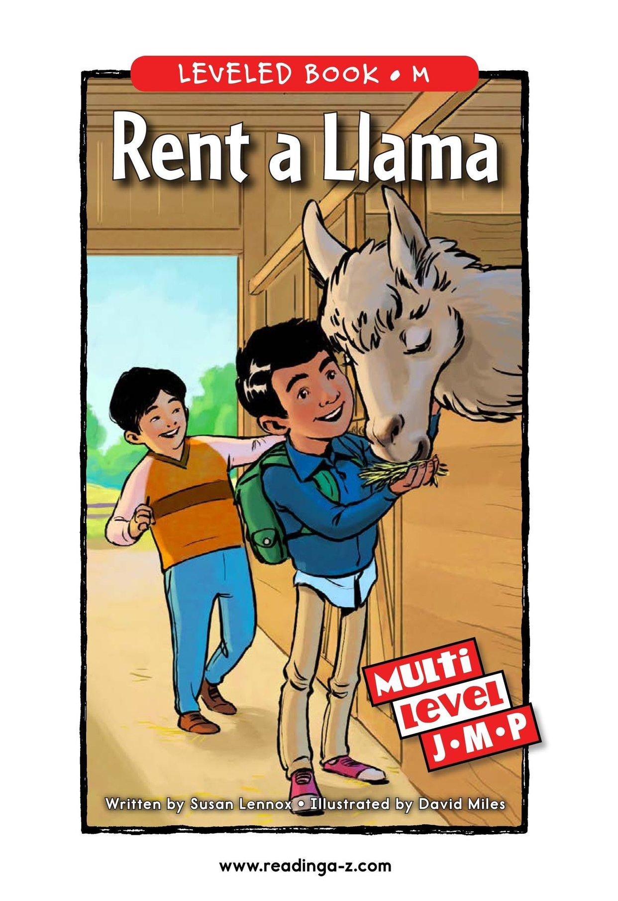 Rent a Llama