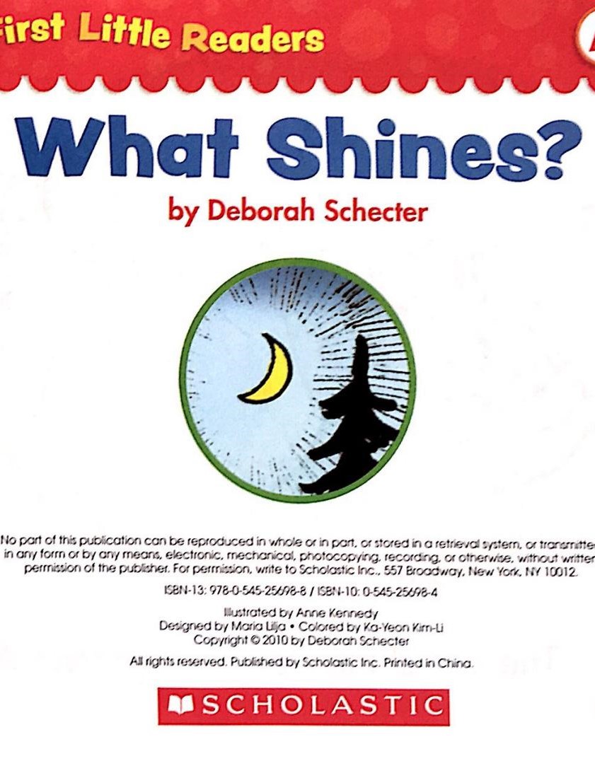 What shines