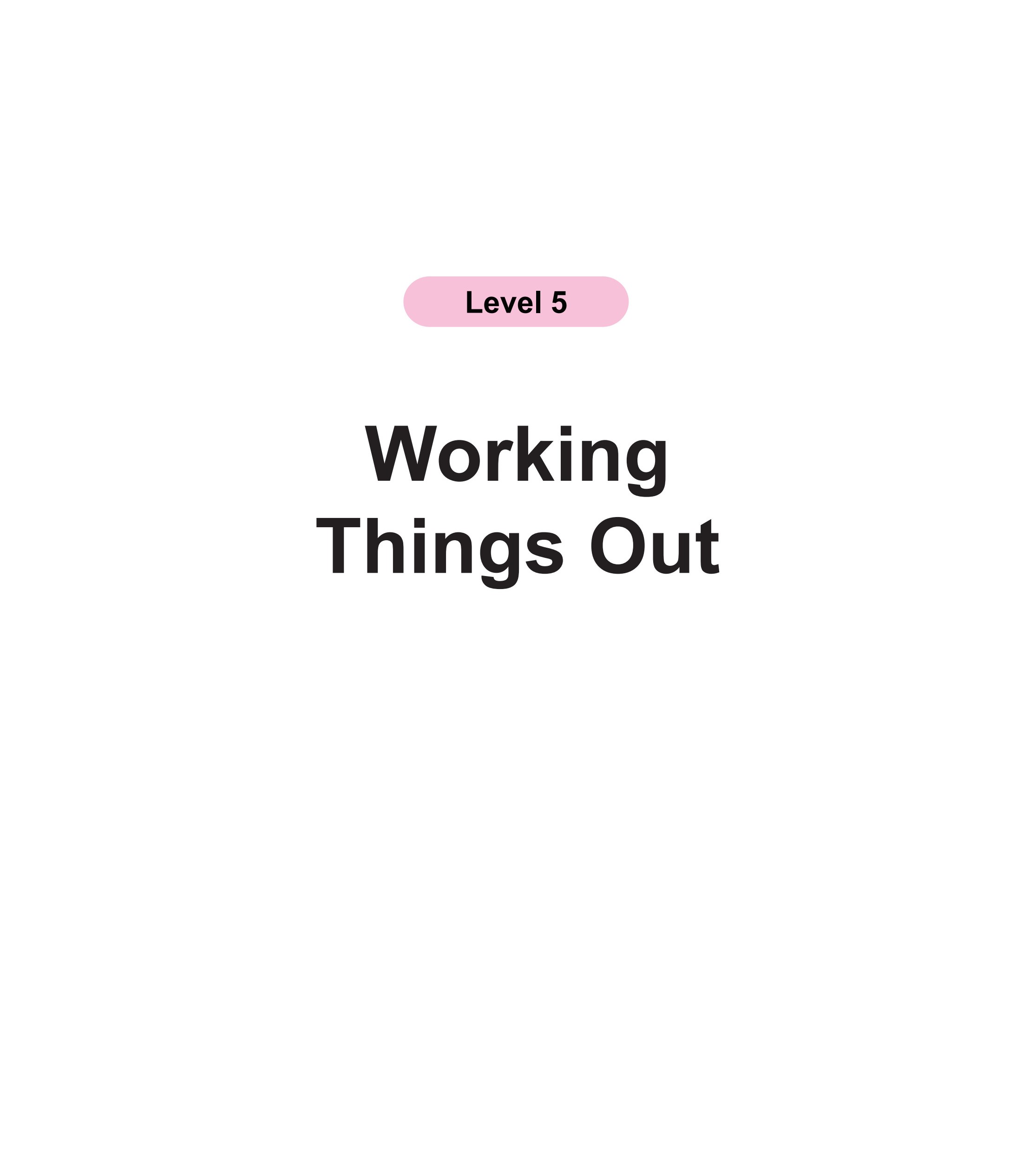 Working Things Out