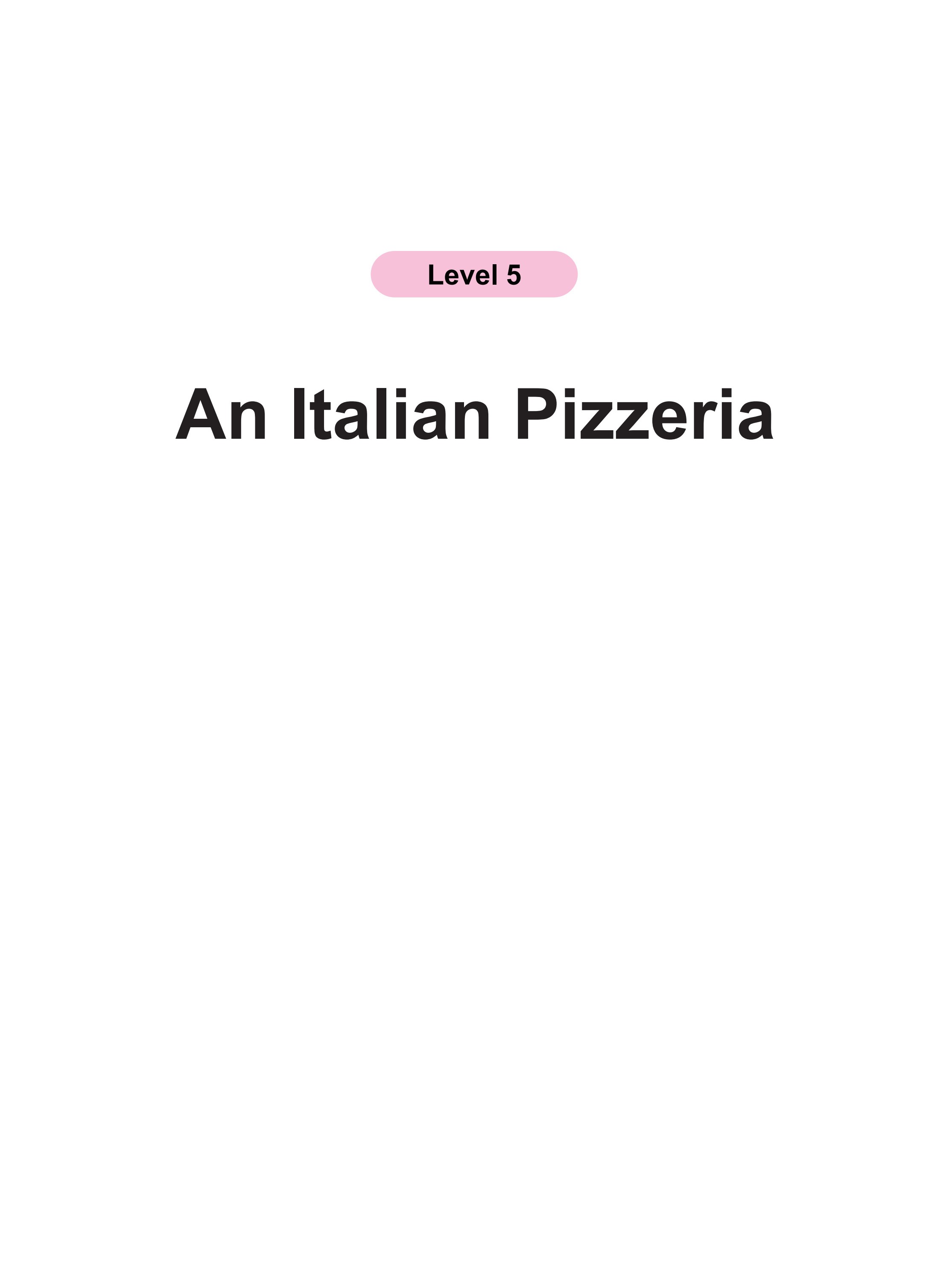 An Italian Pizzeria