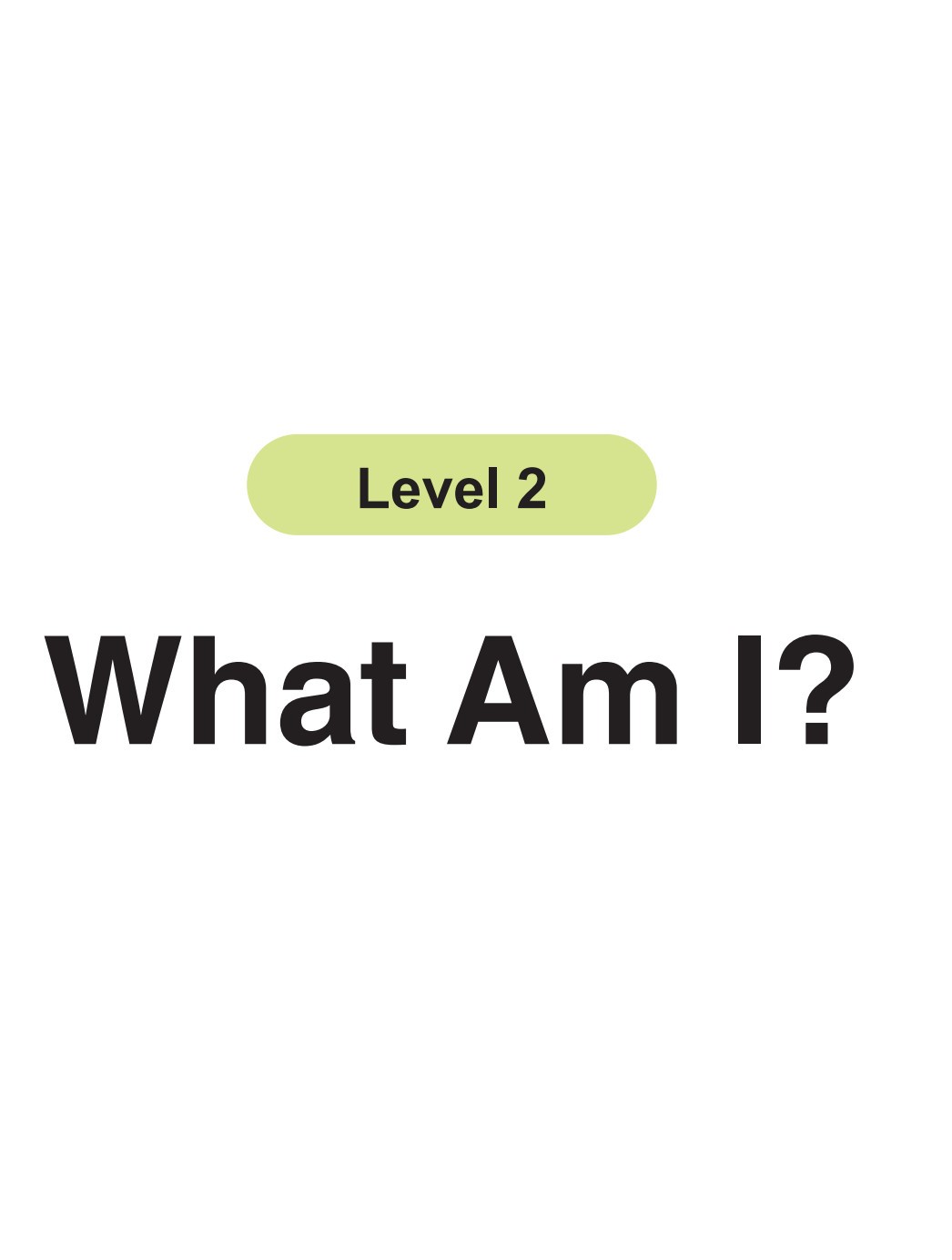 What Am I?