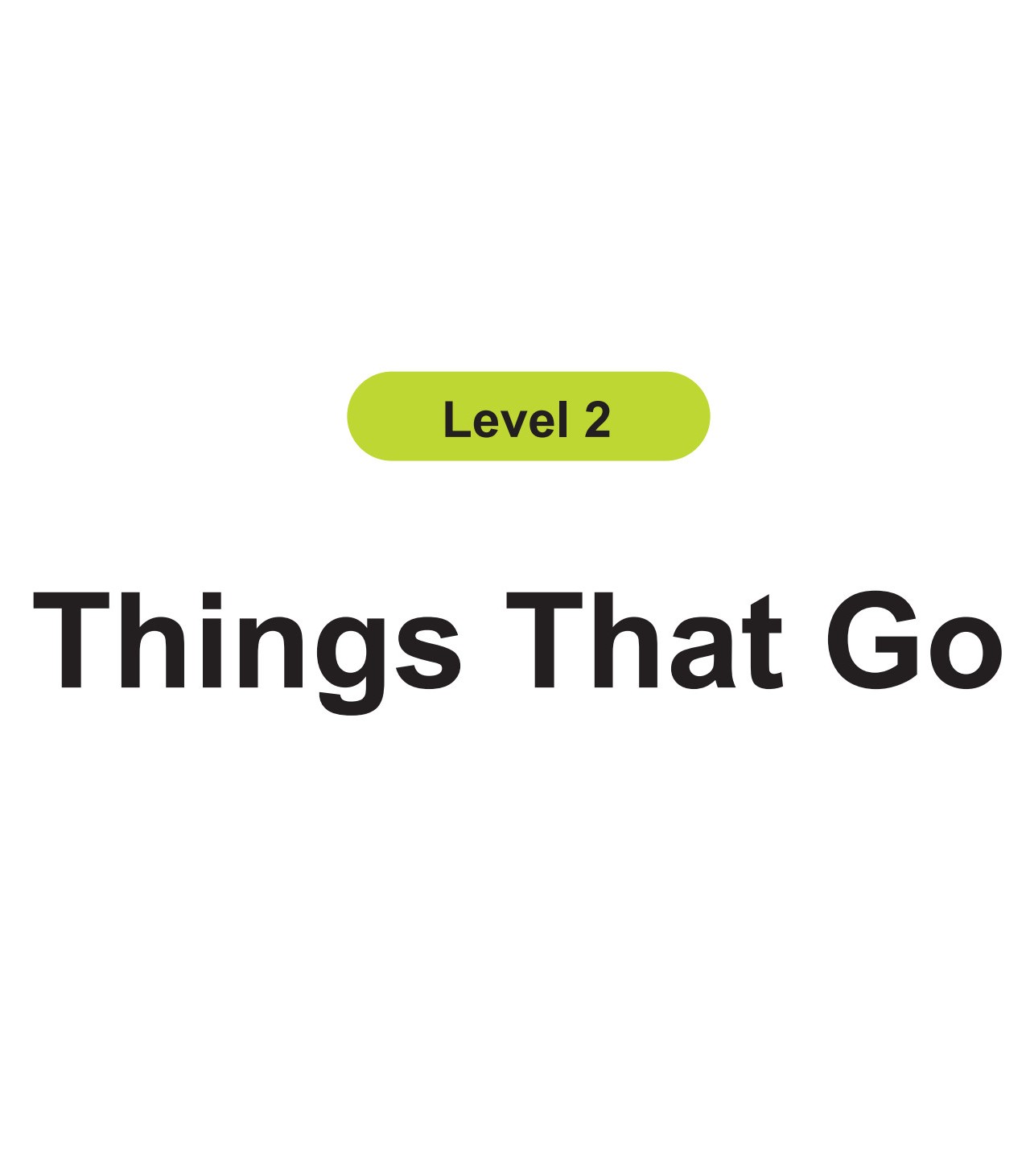 Things That Go