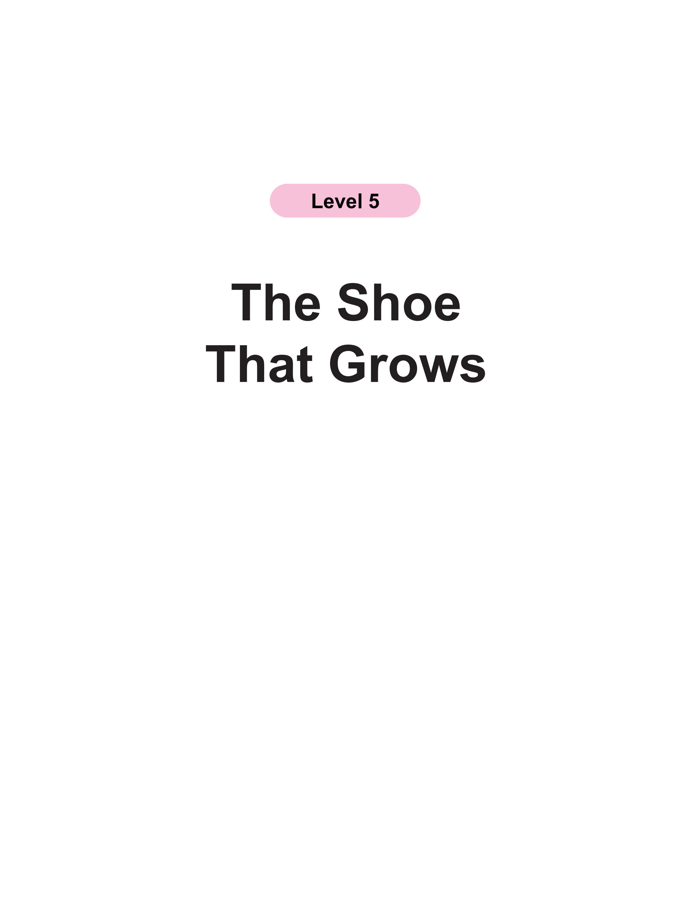 The Shoe That Grows