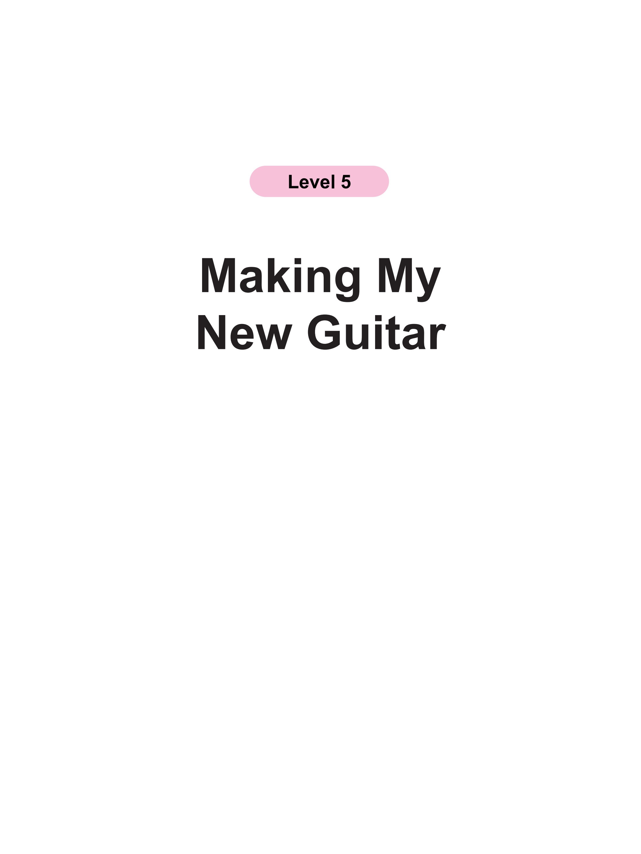 Making My New Guitar