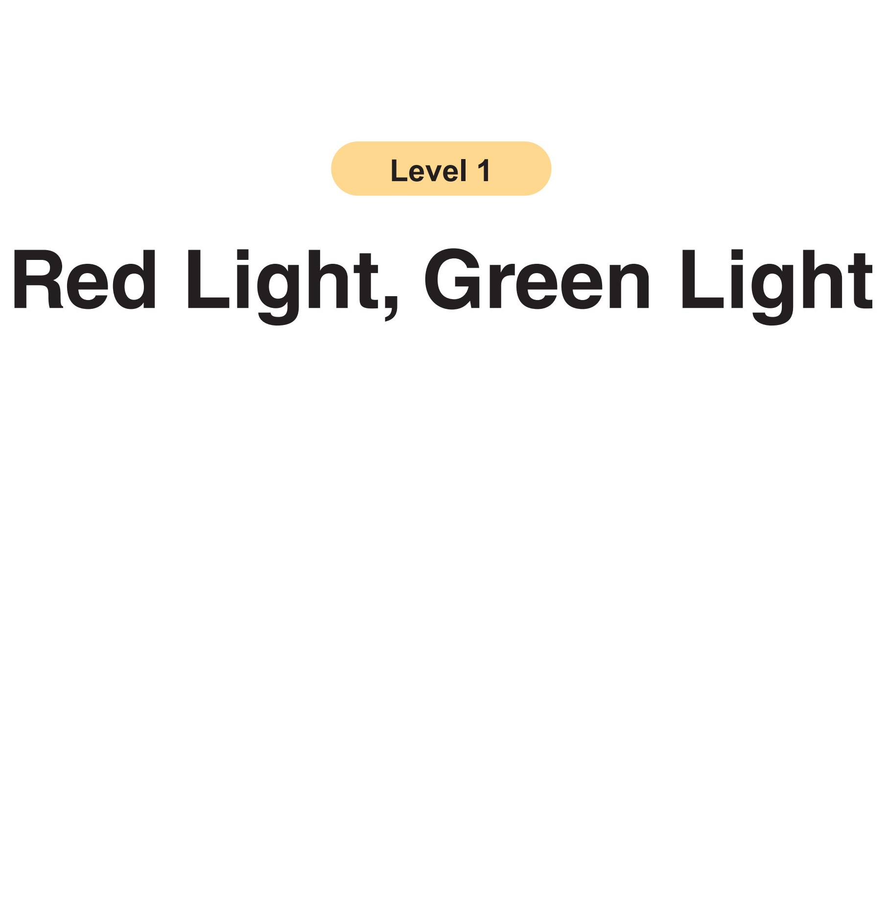 Red Light, Green Light
