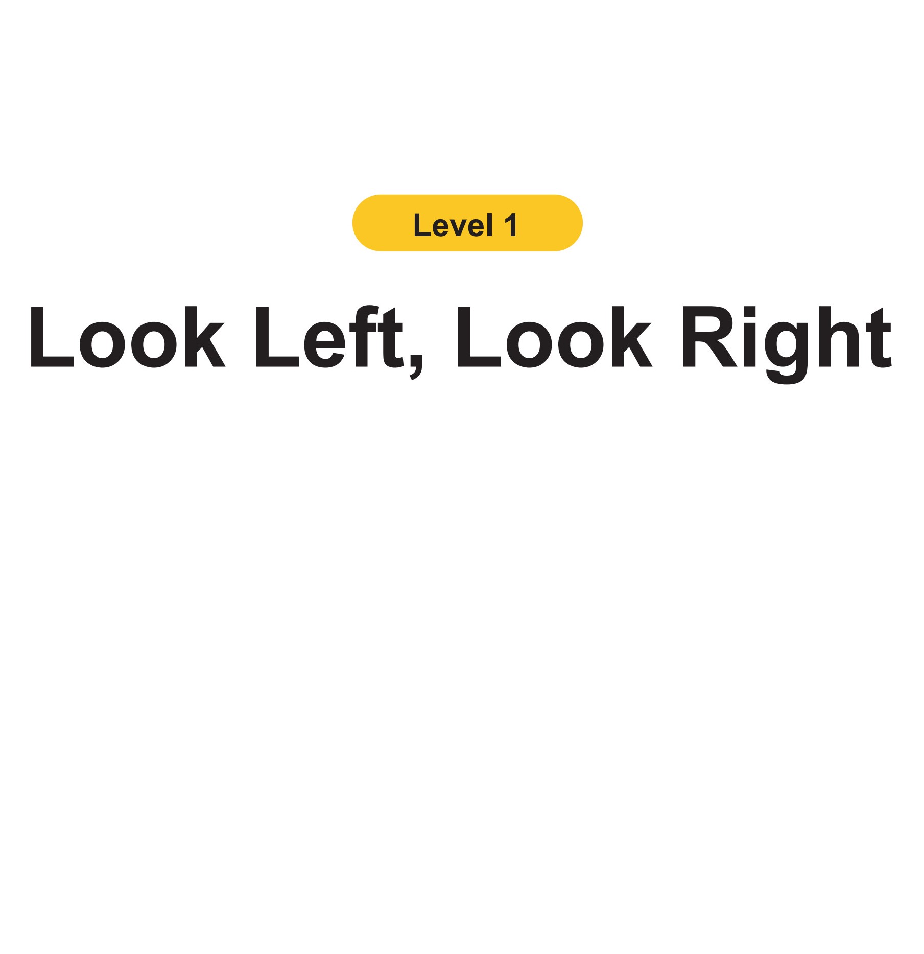 Look Left, Look Right