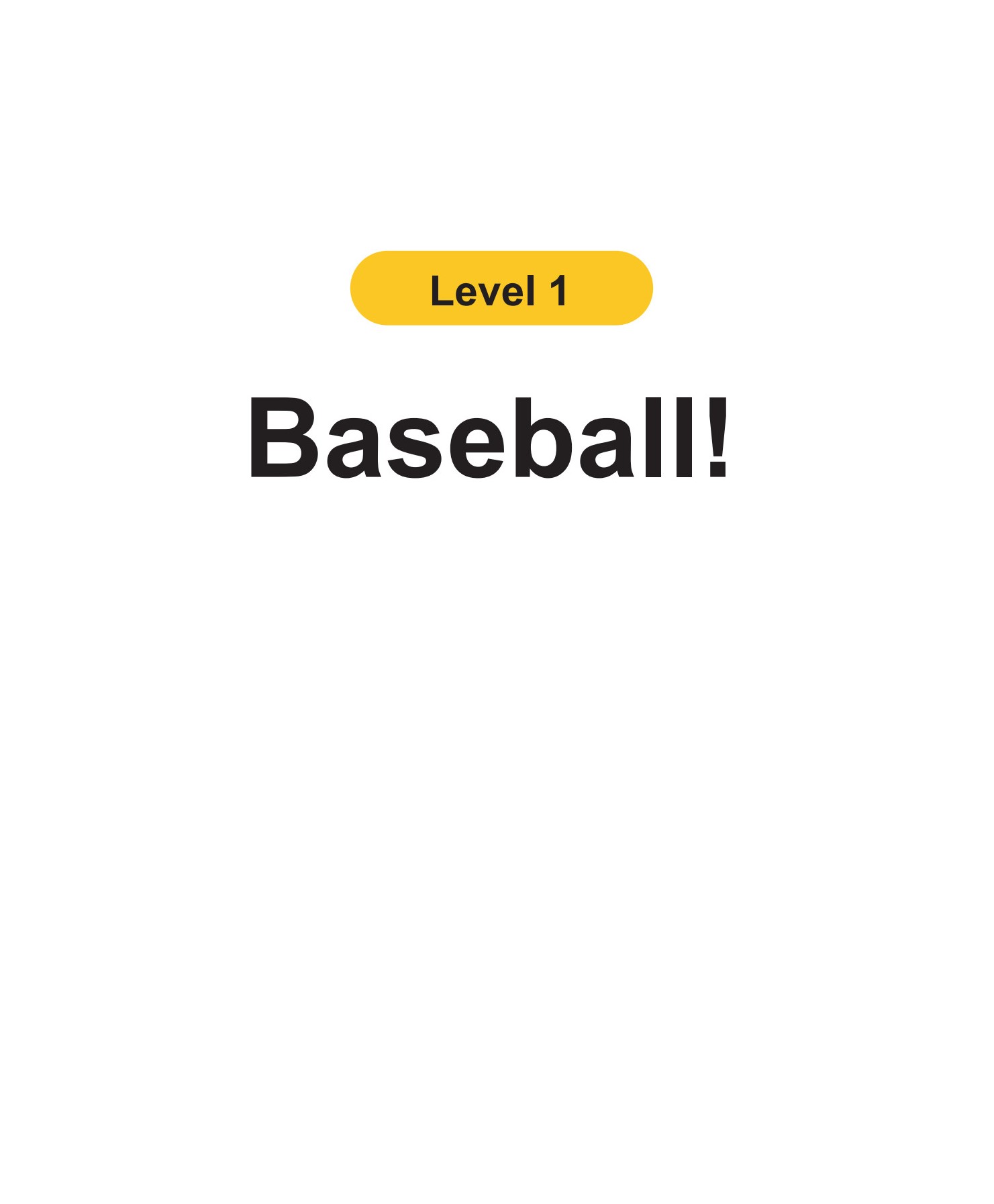 Baseball!