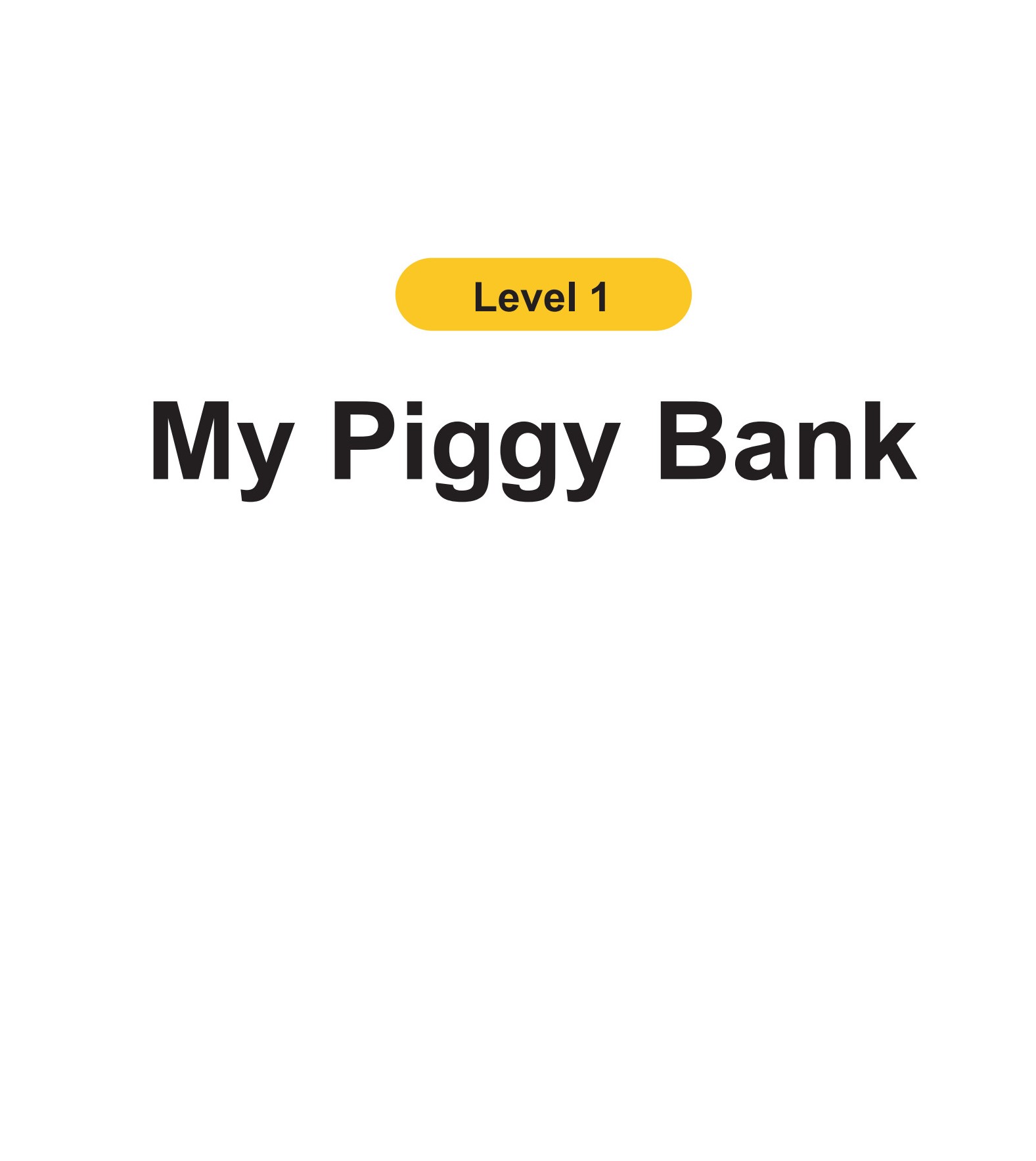 My Piggy Bank