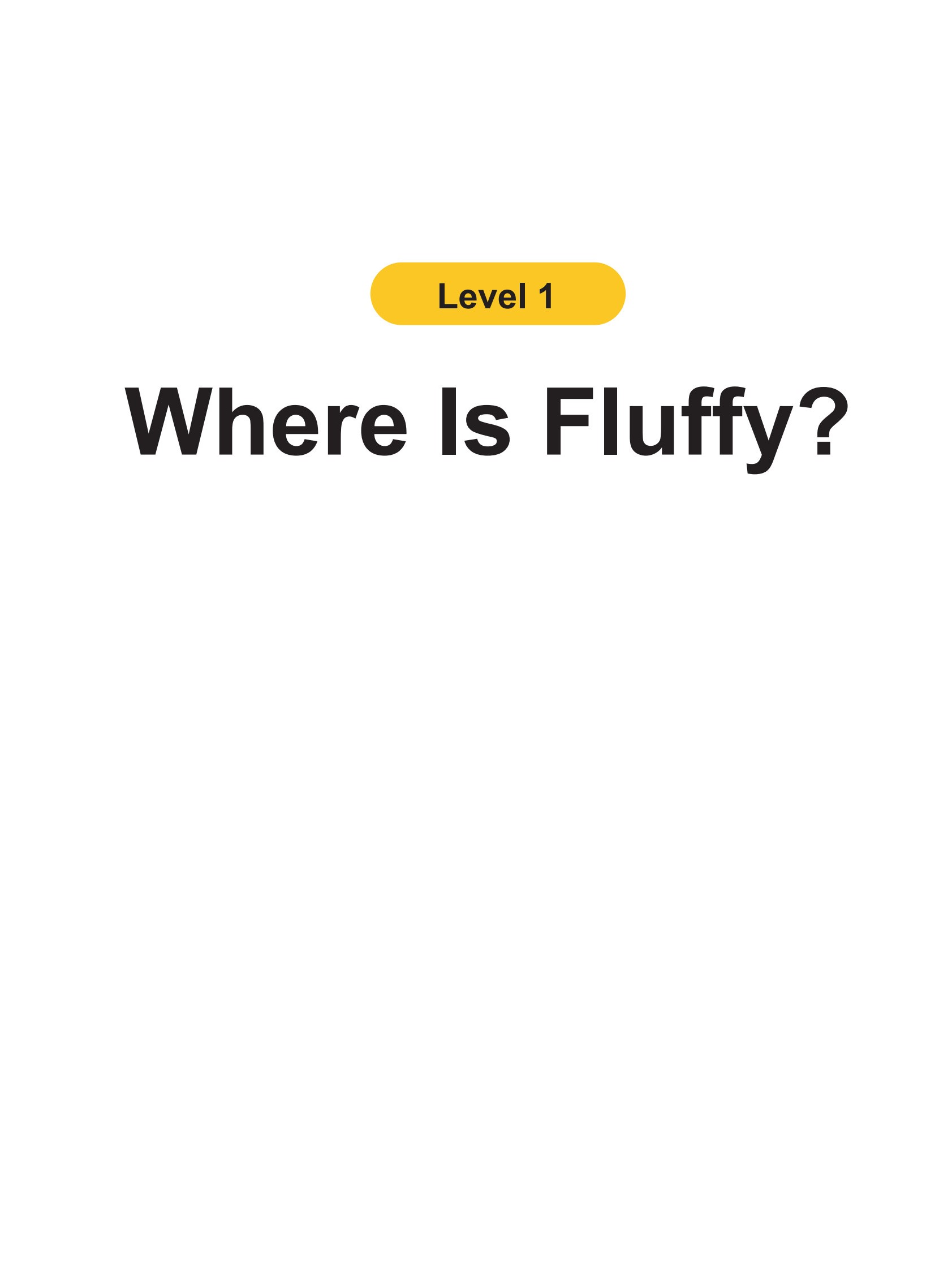 Where Is Fluffy?