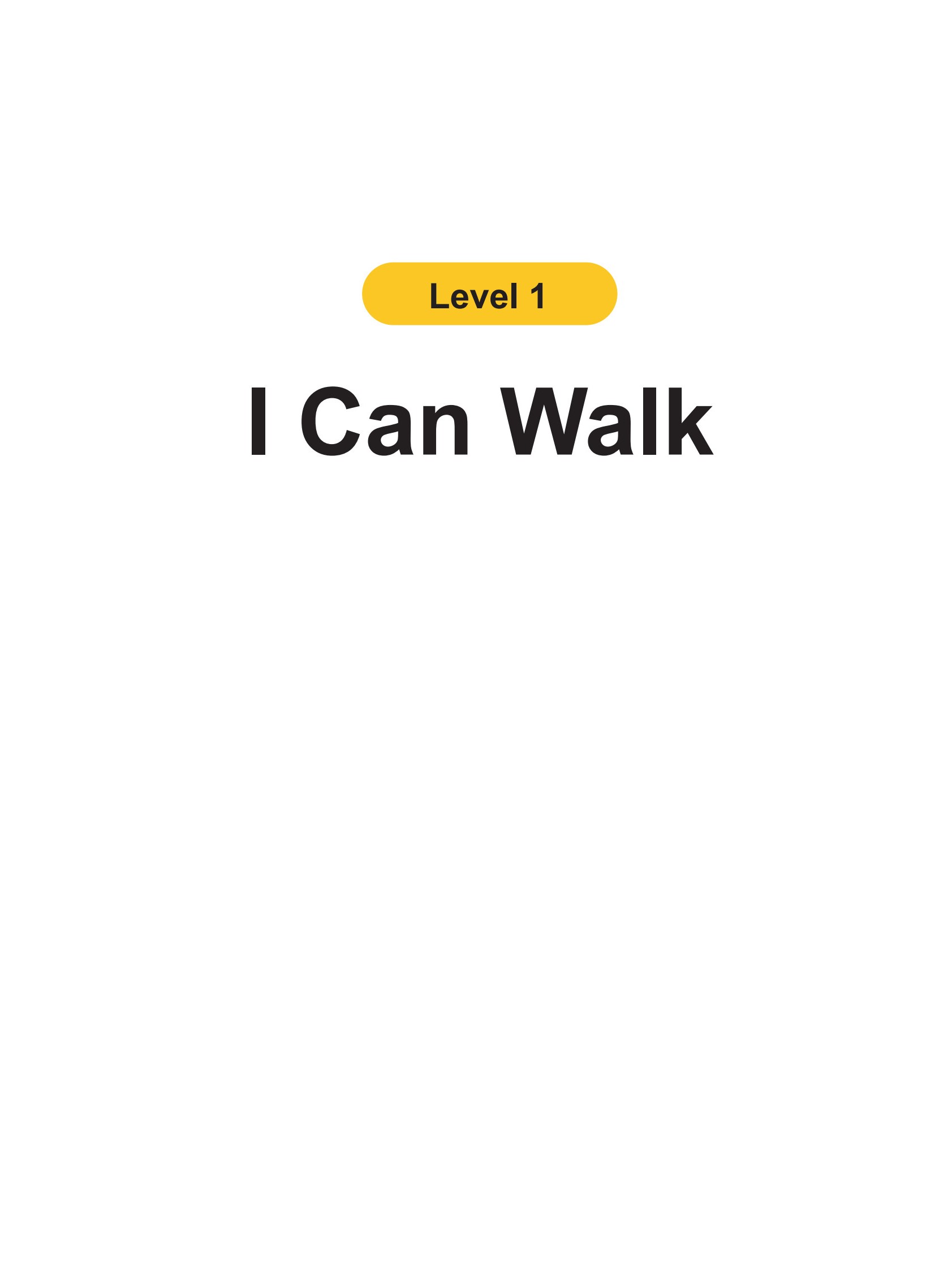 I Can Walk