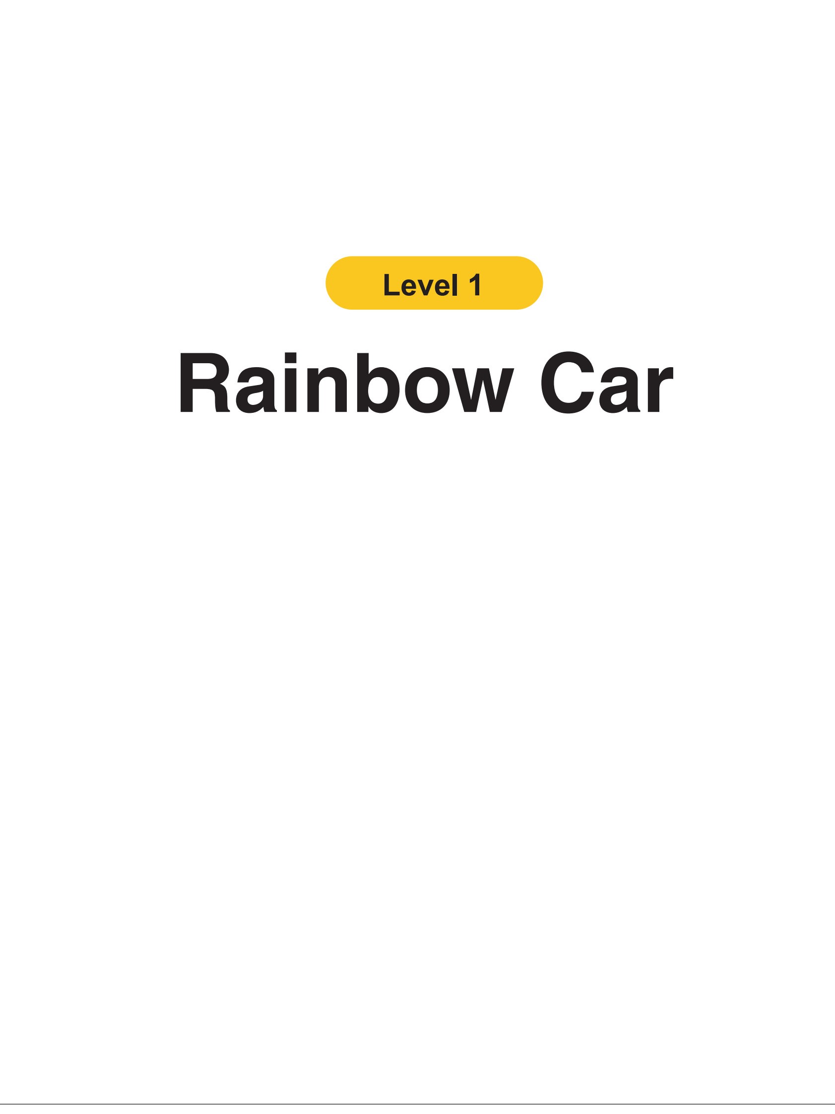 Rainbow Car