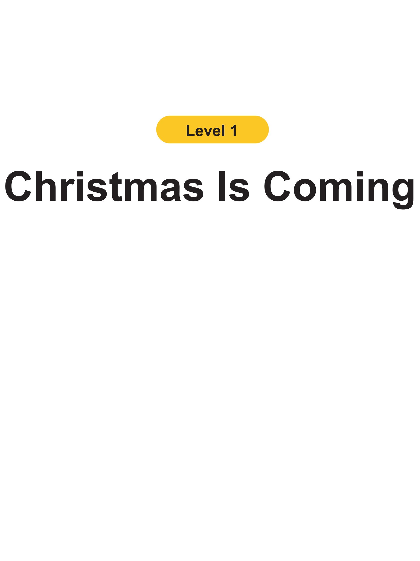 Christmas Is Coming