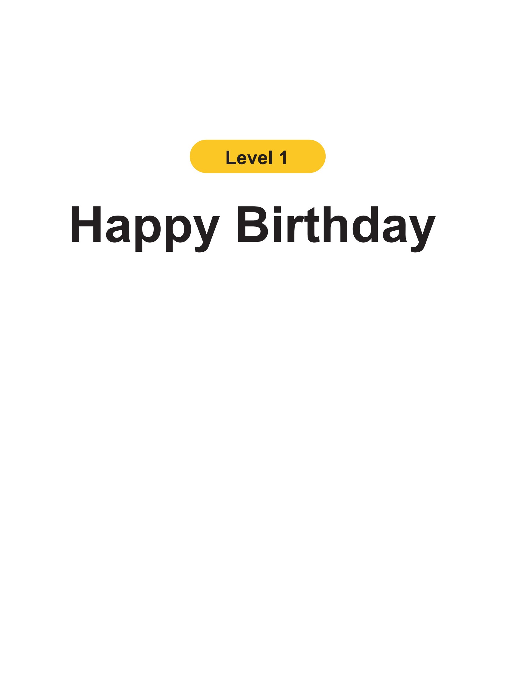 Happy Birthday