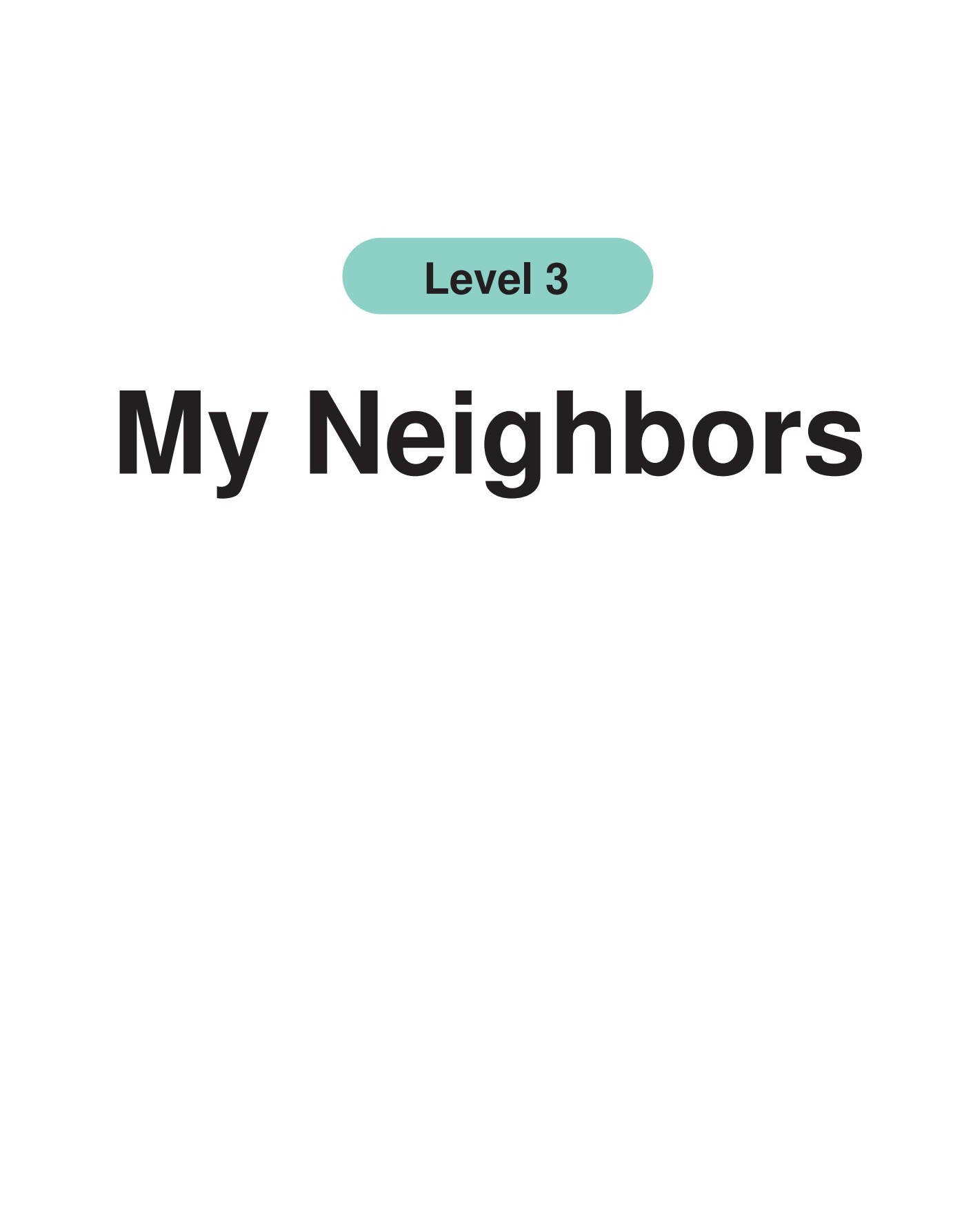 My Neighbors