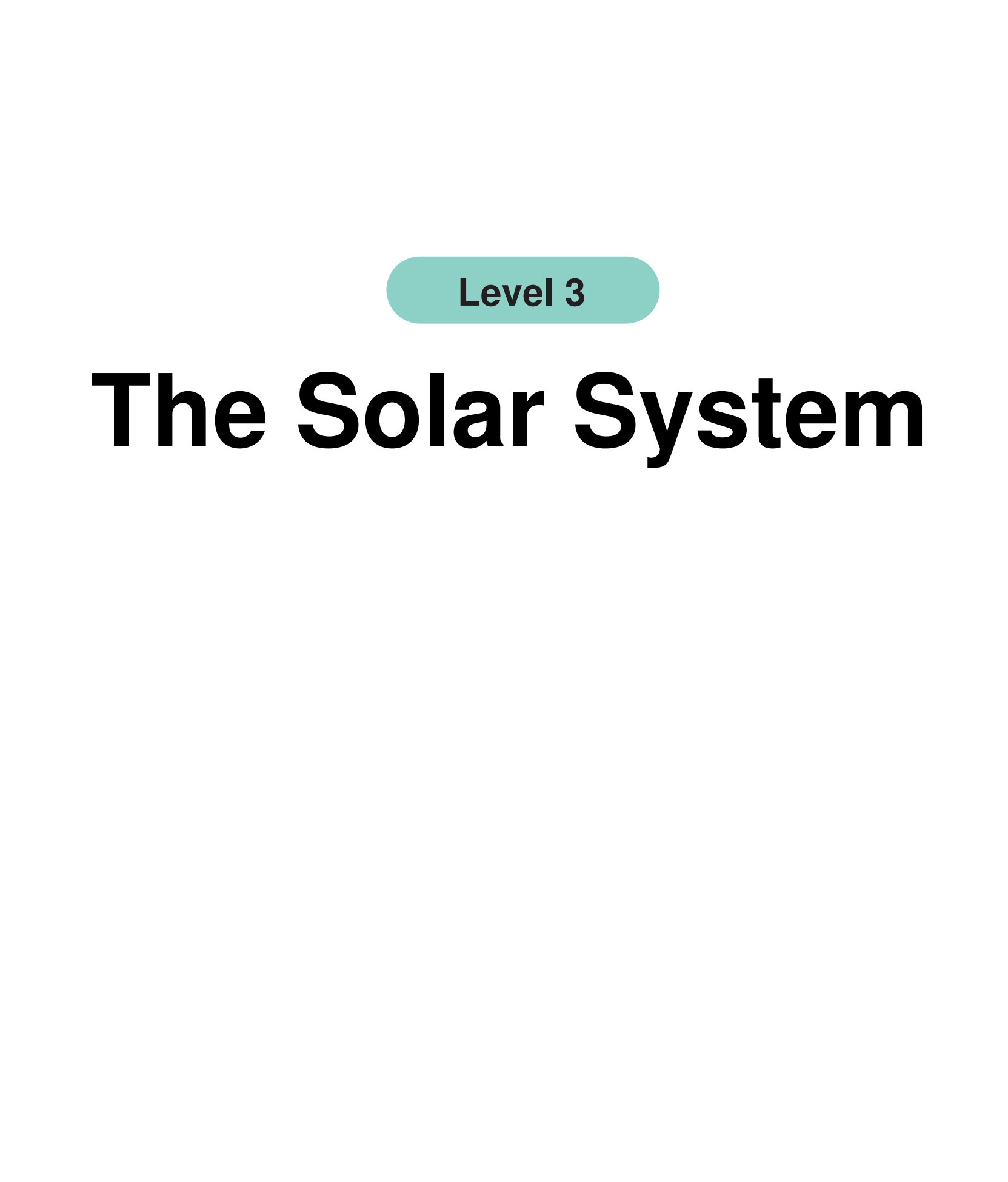 The Solar System