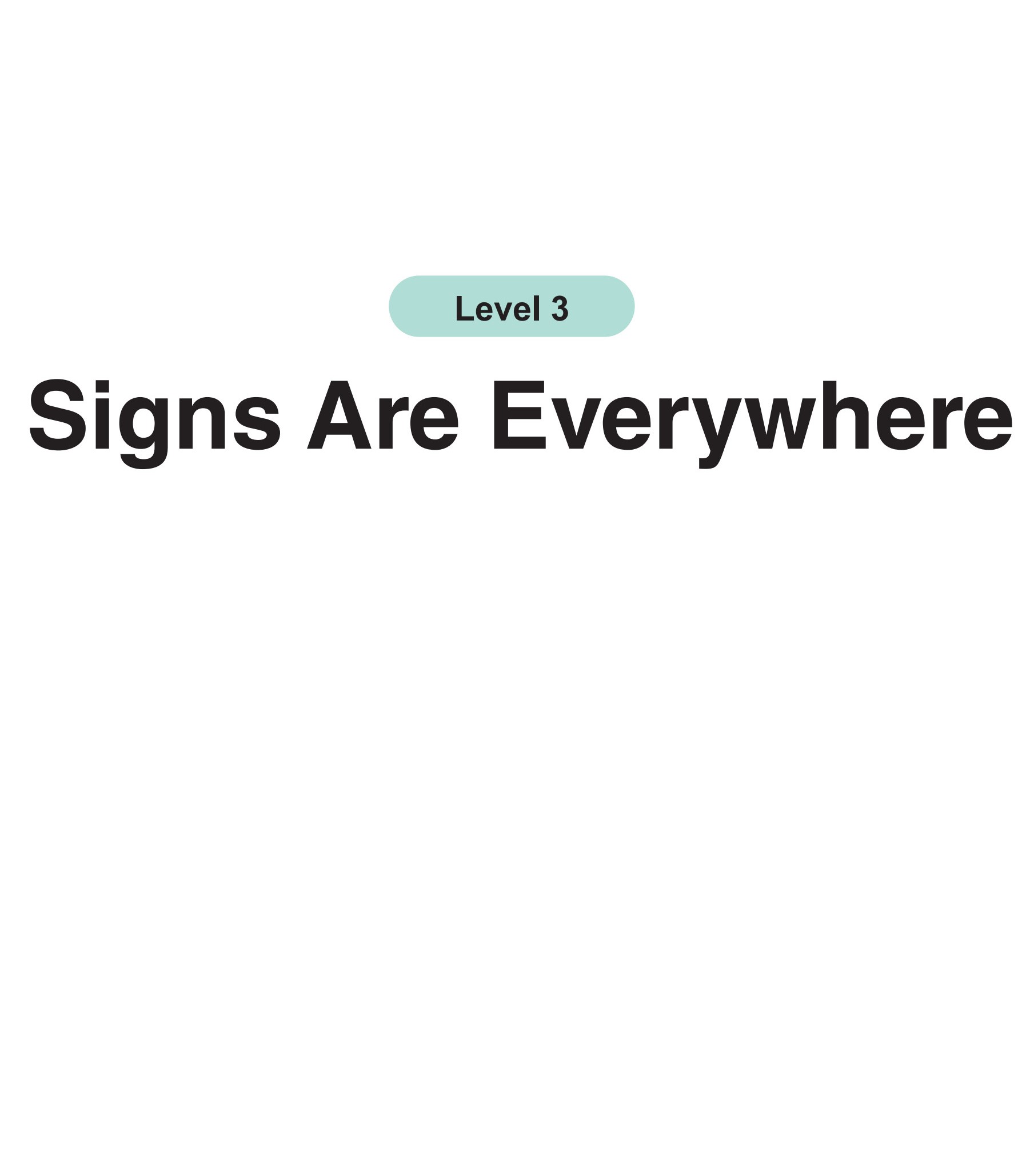 Signs Are Everywhere