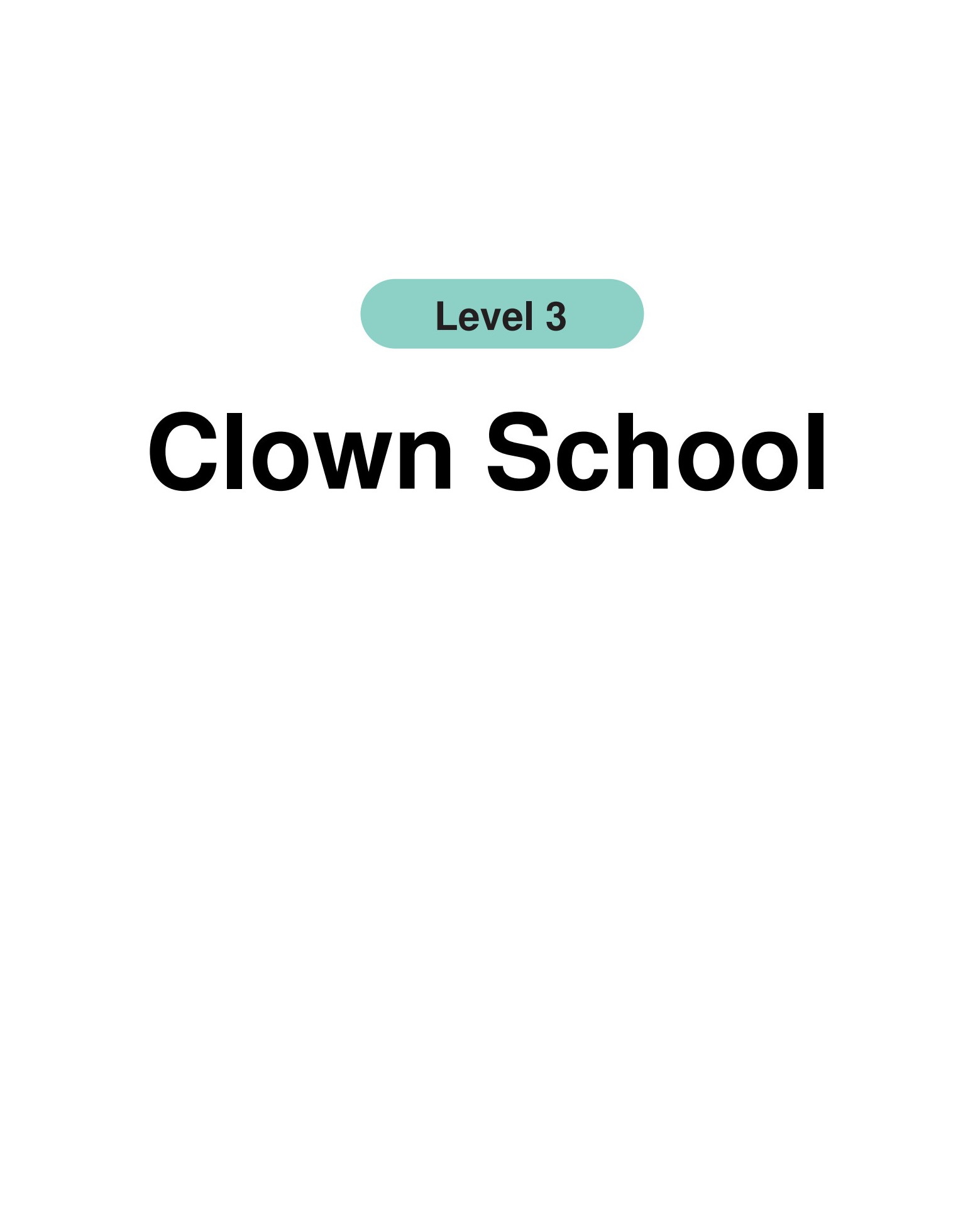 Clown School