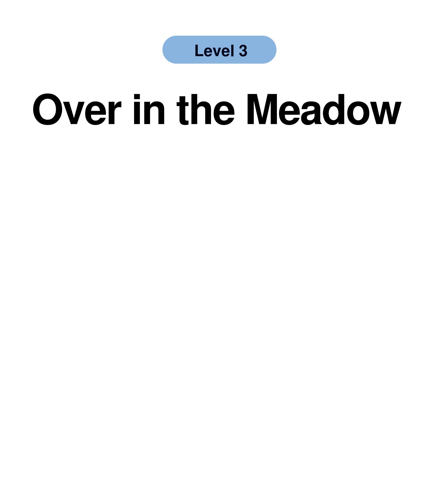Over in the Meadow