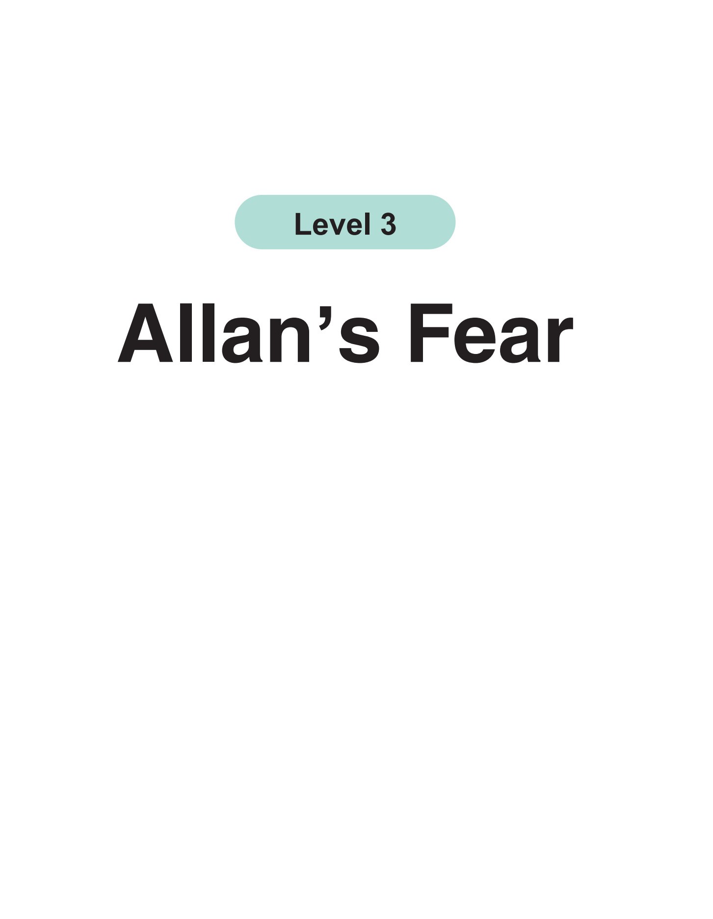Allan's Fear
