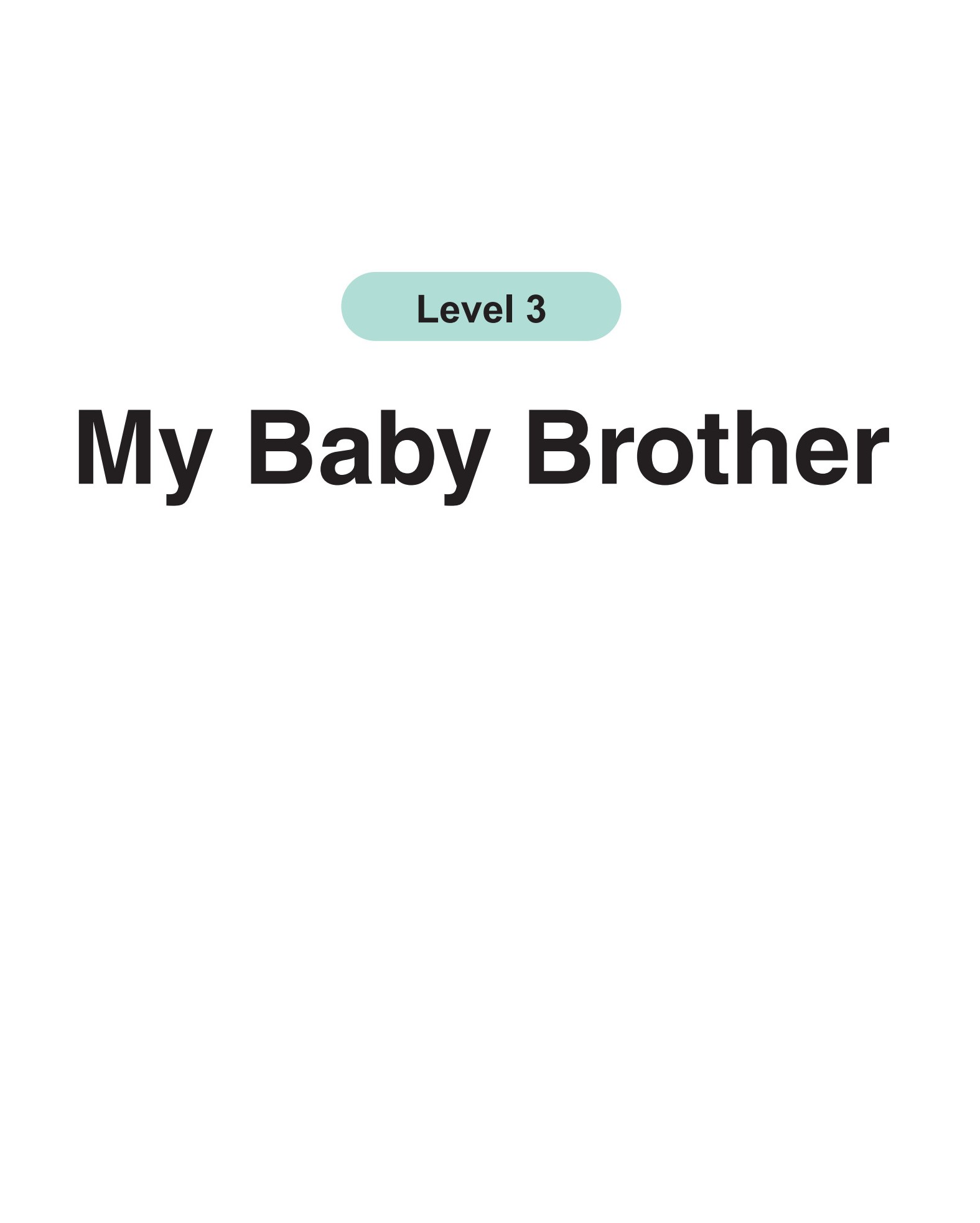 My Baby Brother