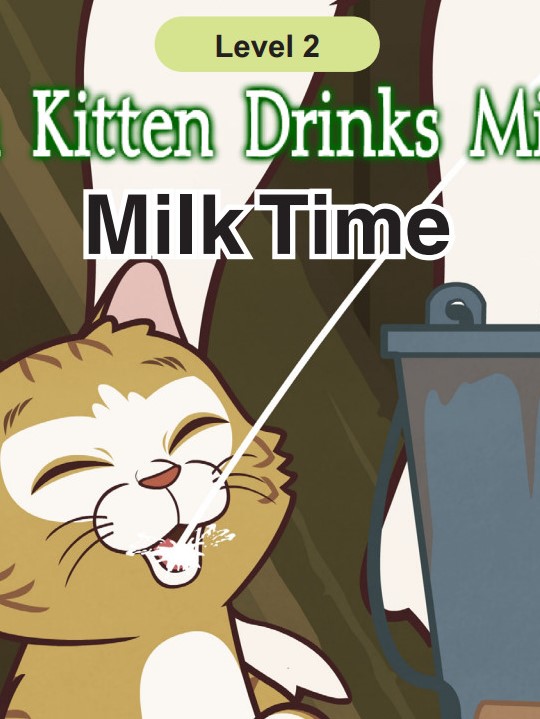 Tom Kitten Drinks Milk -Milk Time