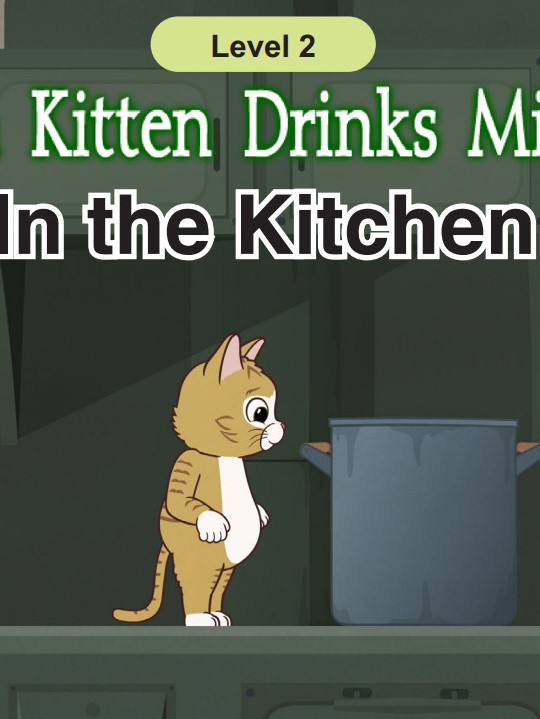 Tom Kitten Drinks Milk -In the Kitchen