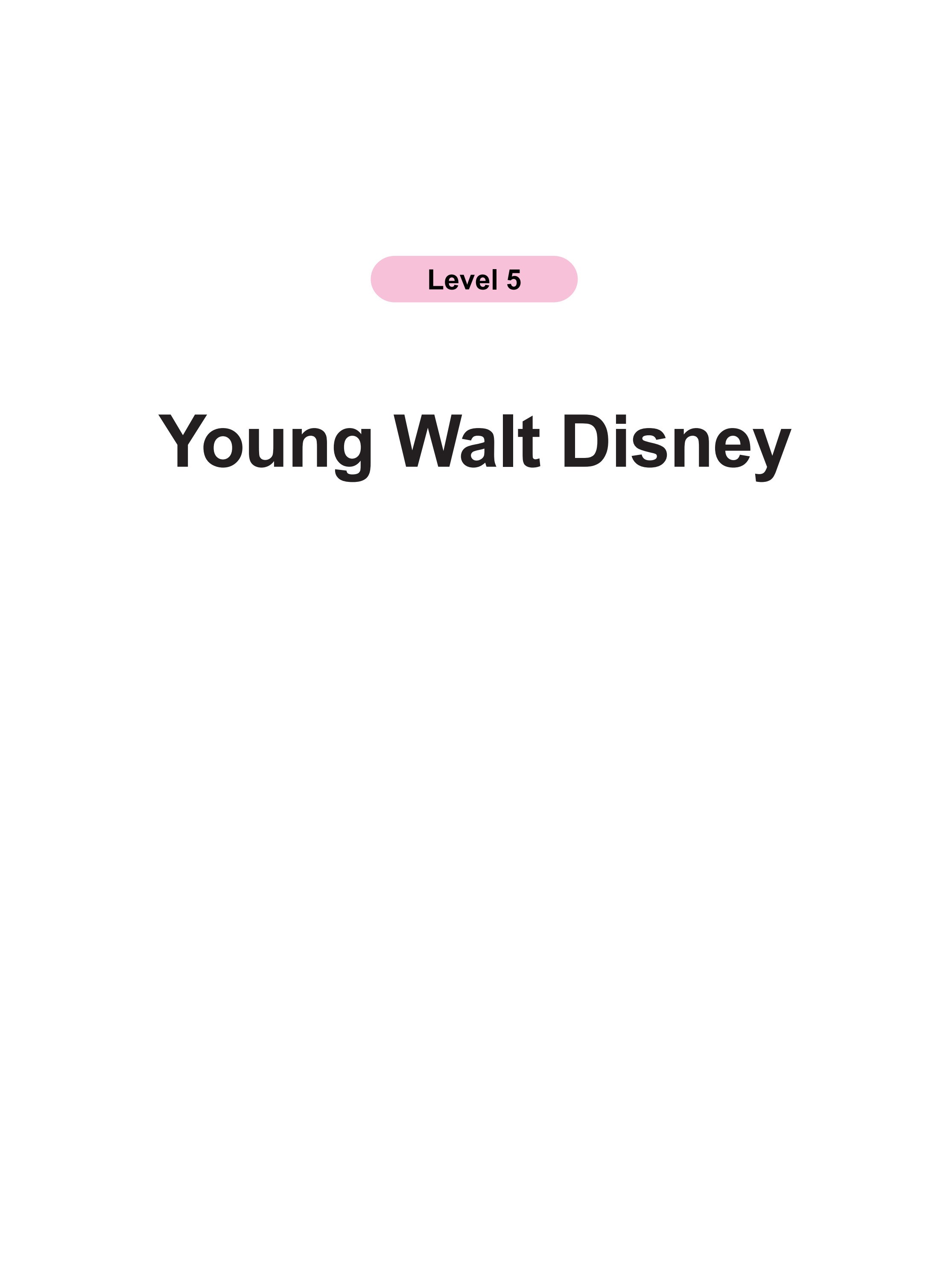 Young Walt Disney