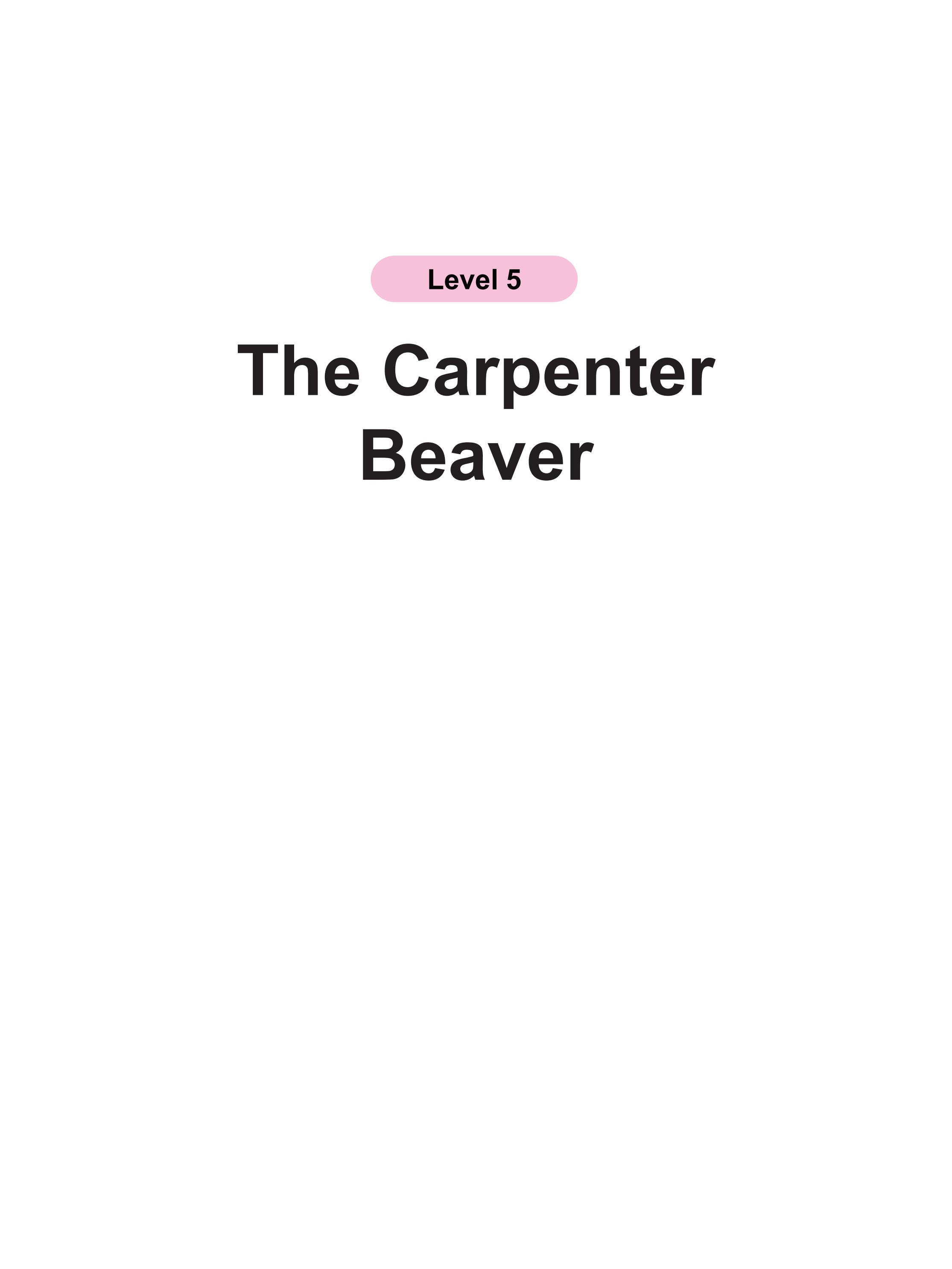 The Carpenter Beaver