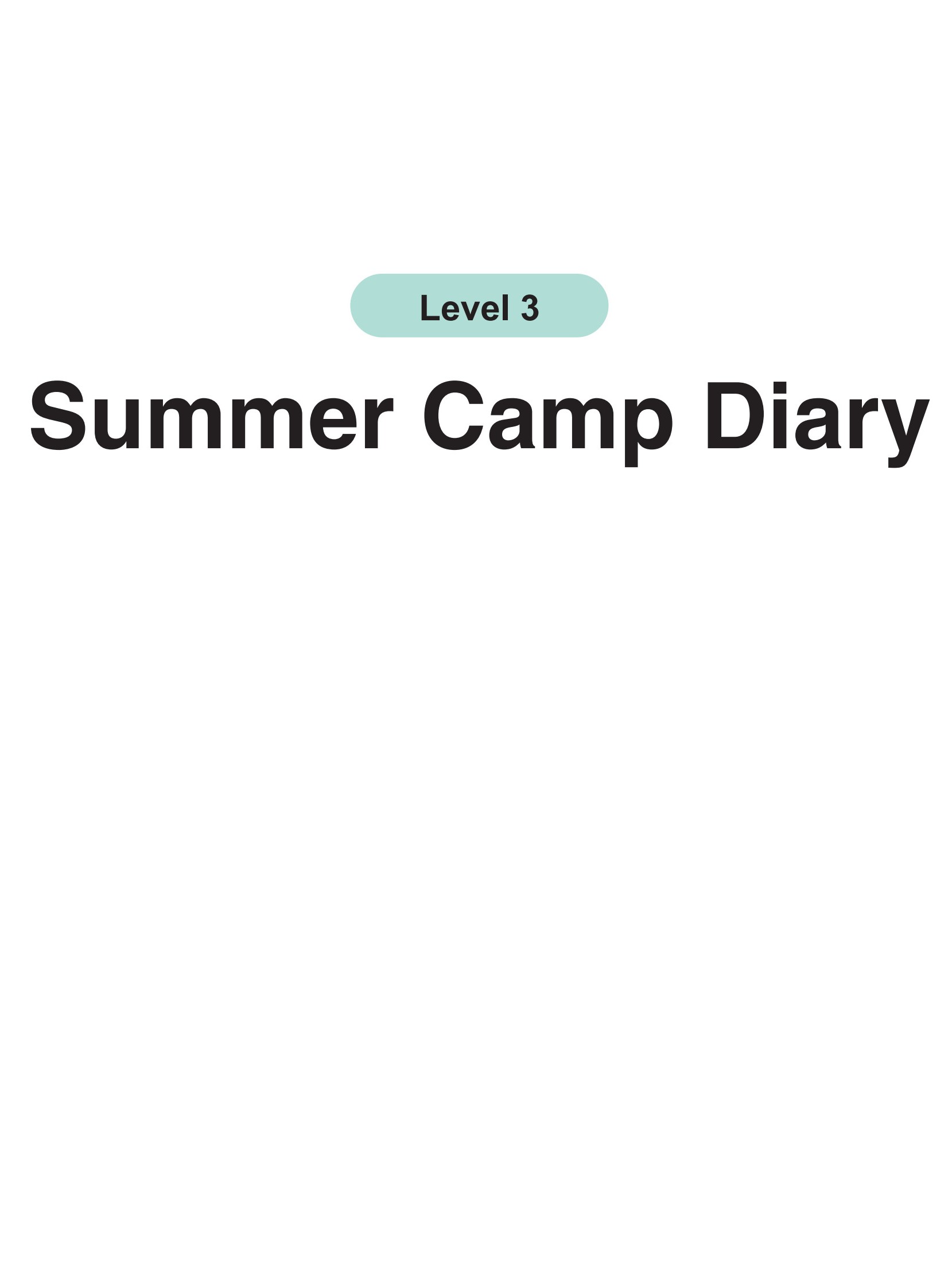 Summer Camp Diary