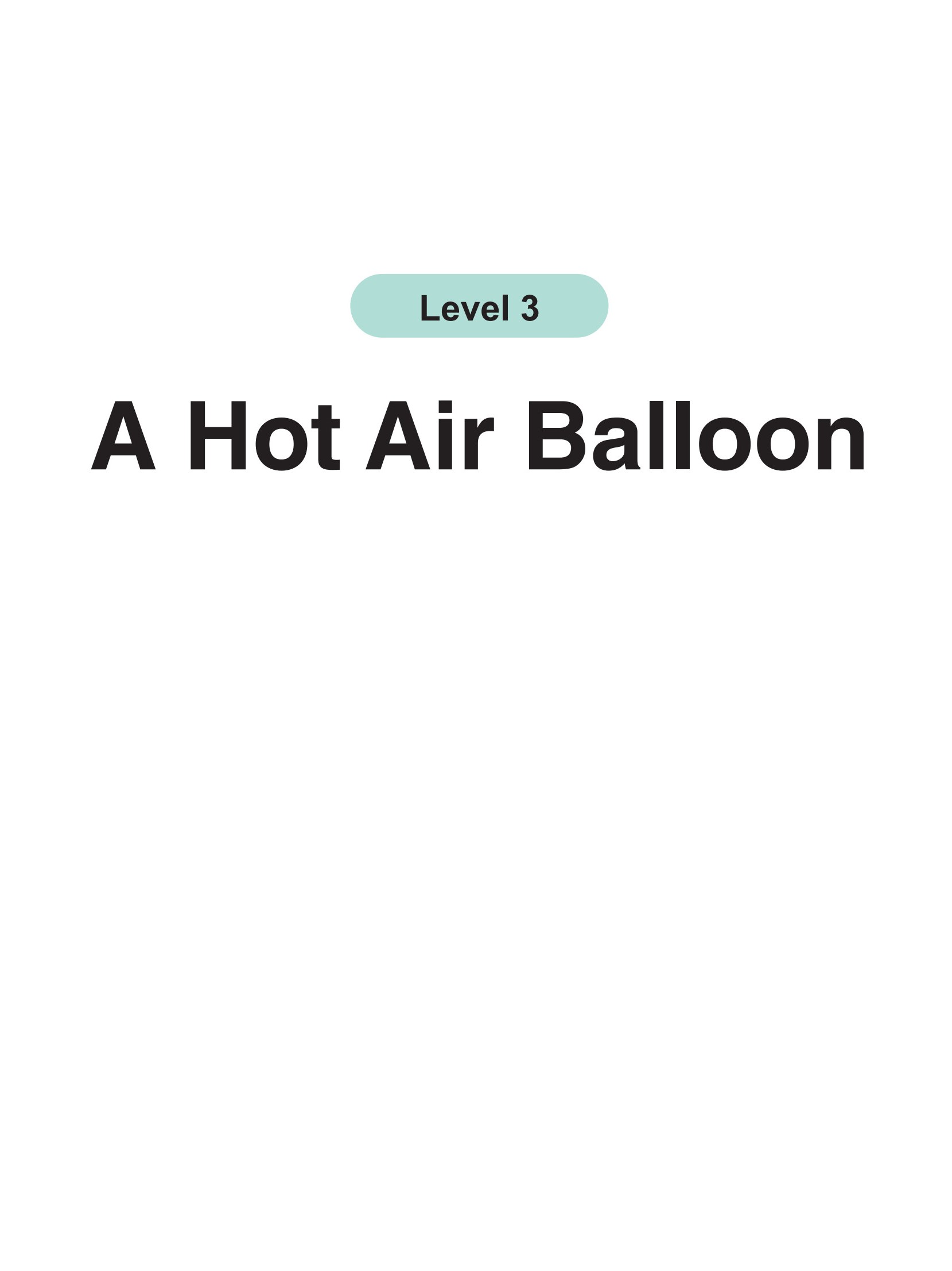 A Hot Air Balloon