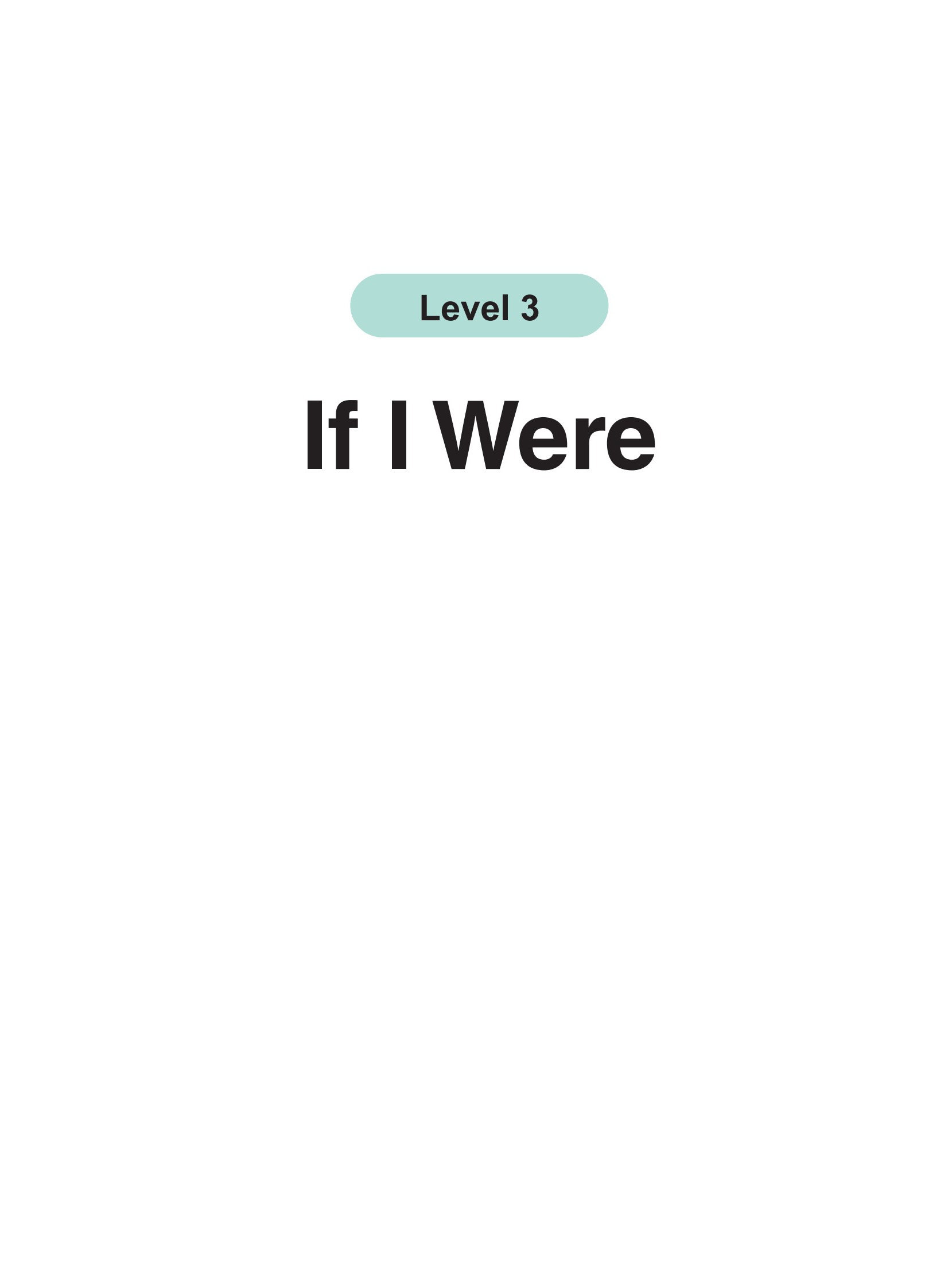 If I Were