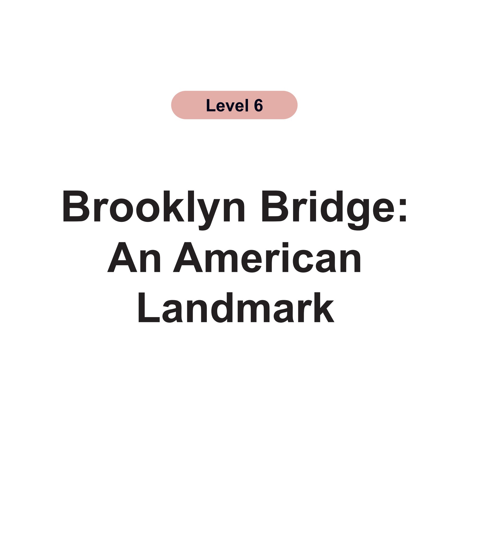Brooklyn Bridge：An American Landmark
