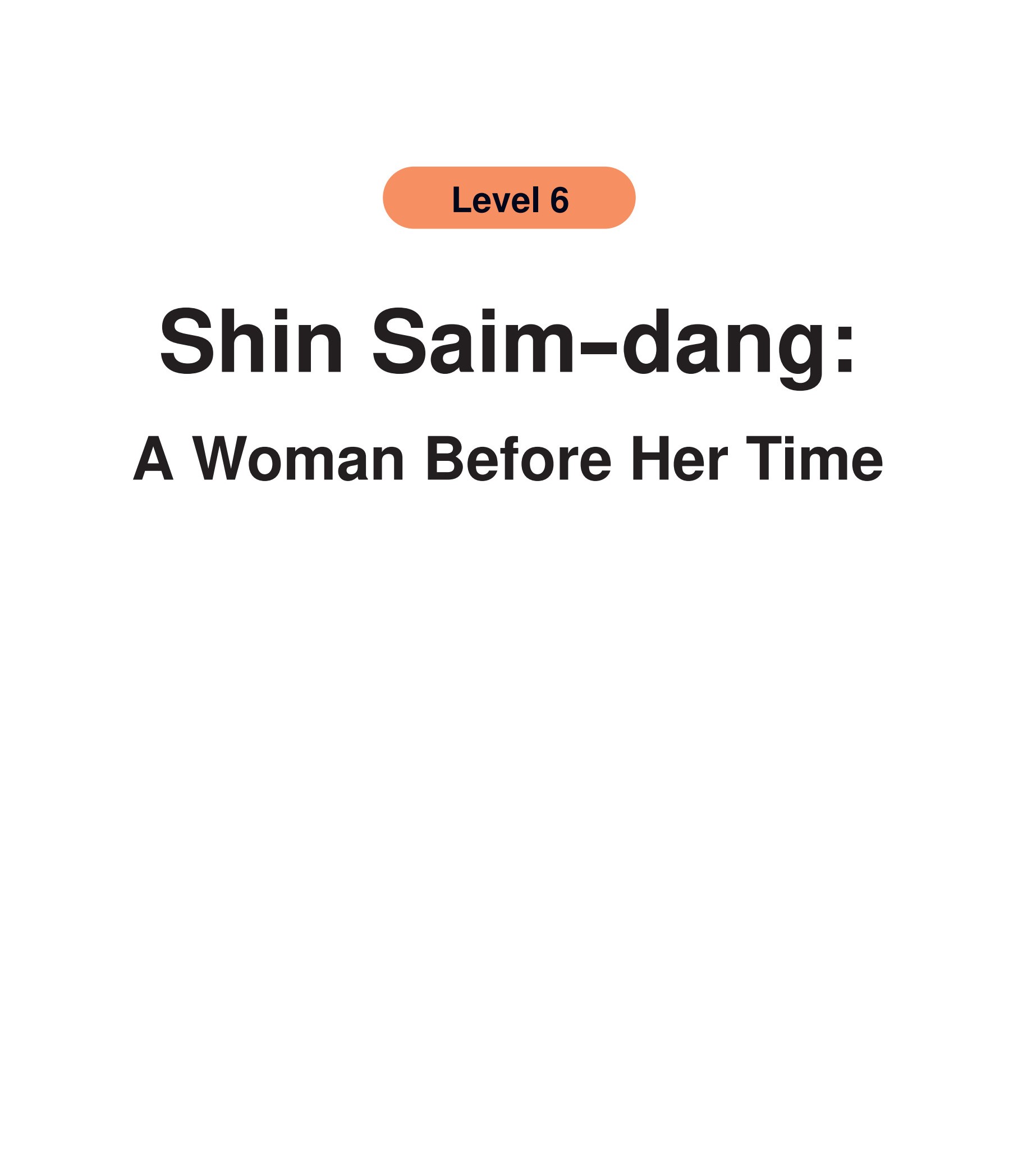 Shin Saim-dang：A Woman Before Her Time