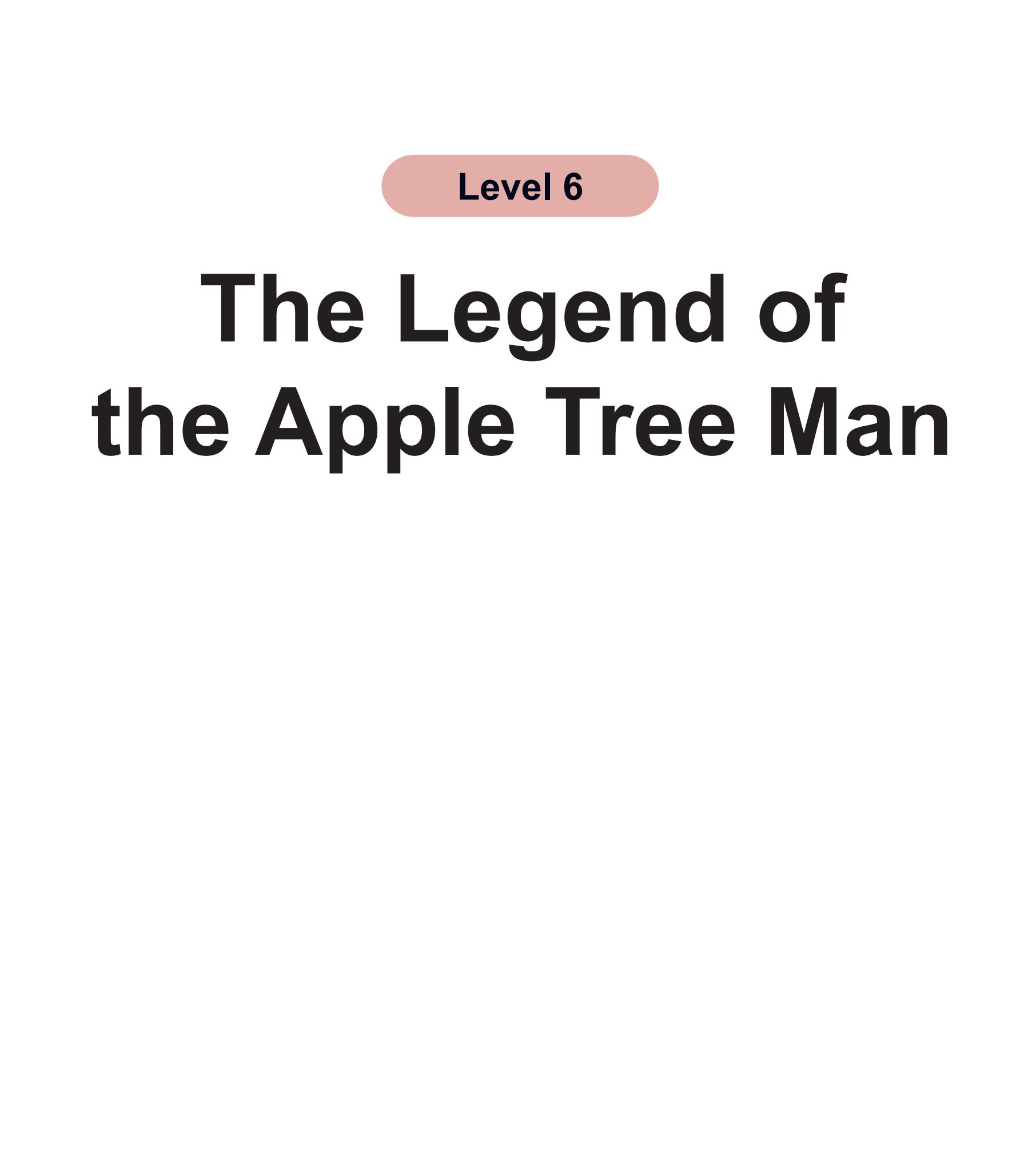 The Legend of the Apple Tree Man