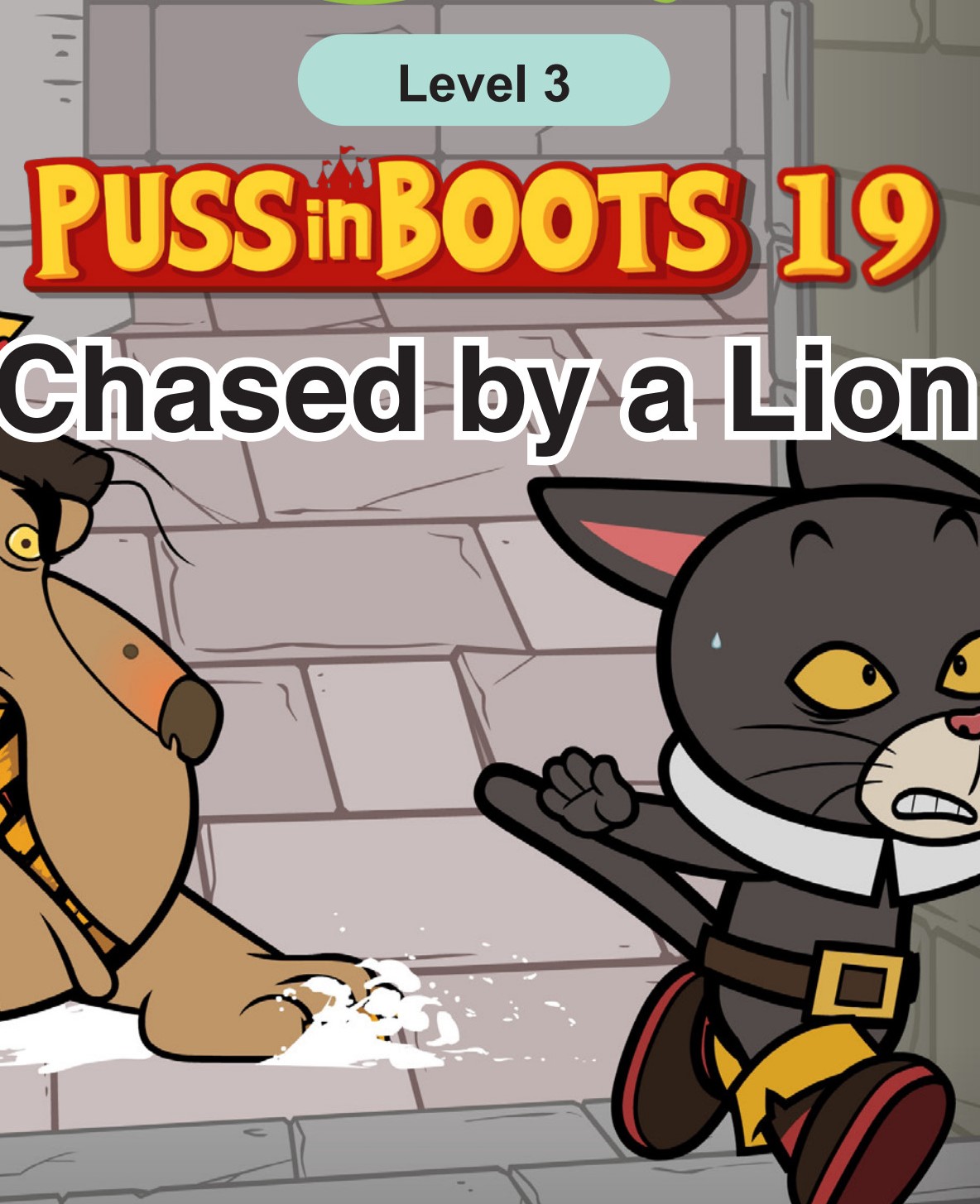 Chased by a Lion