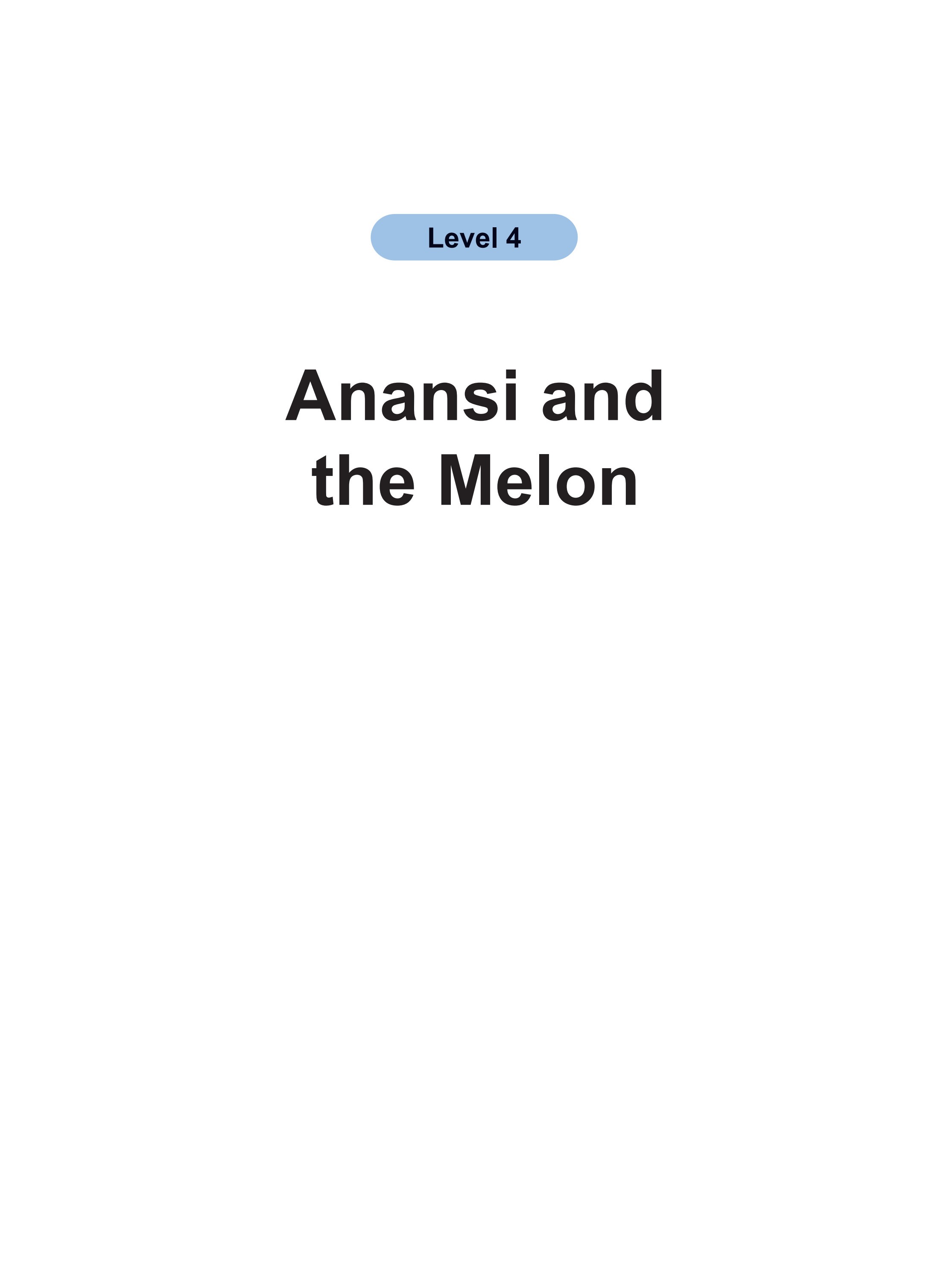 Anansi and the Melon