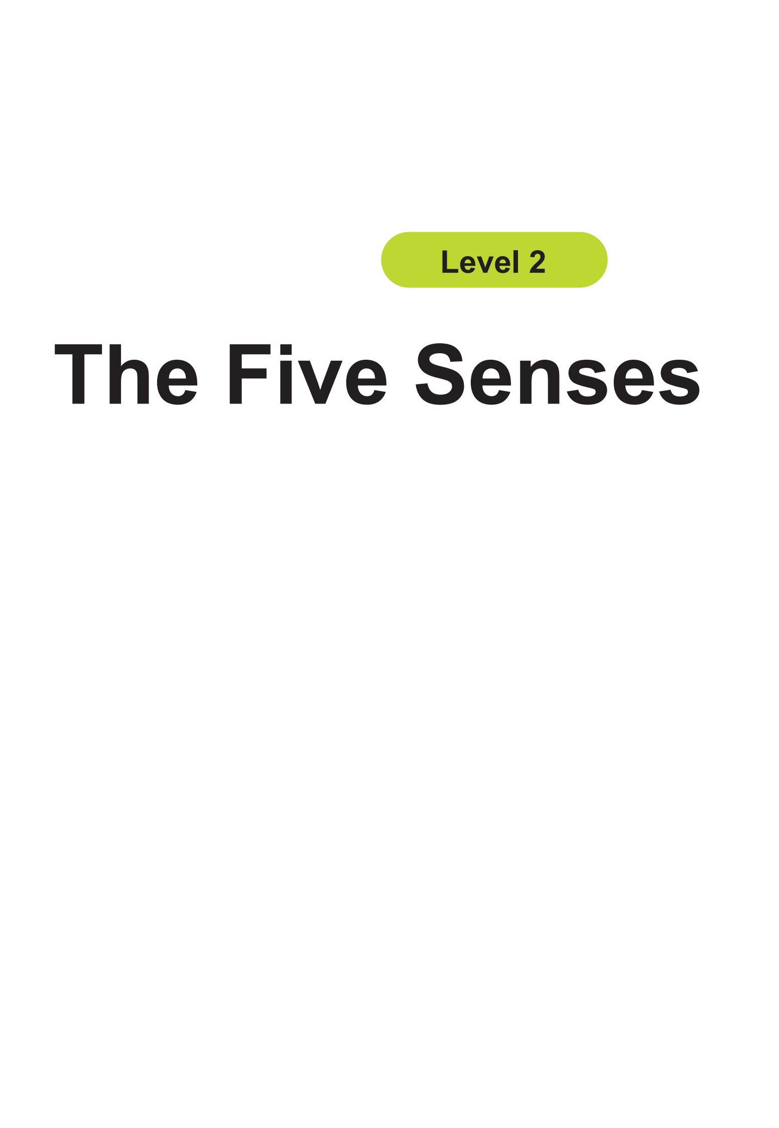 The Five Senses