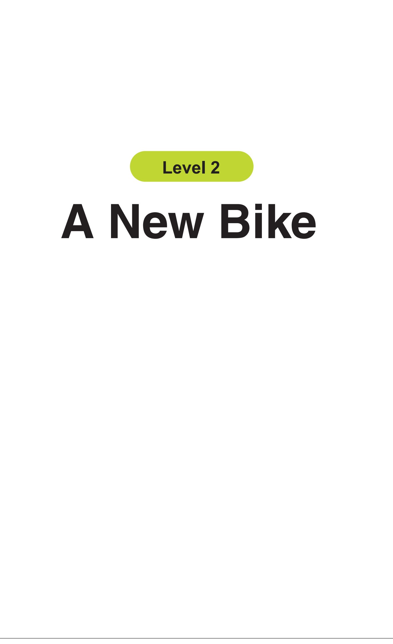 A New Bike