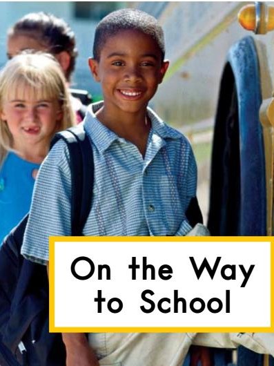 On the way to school