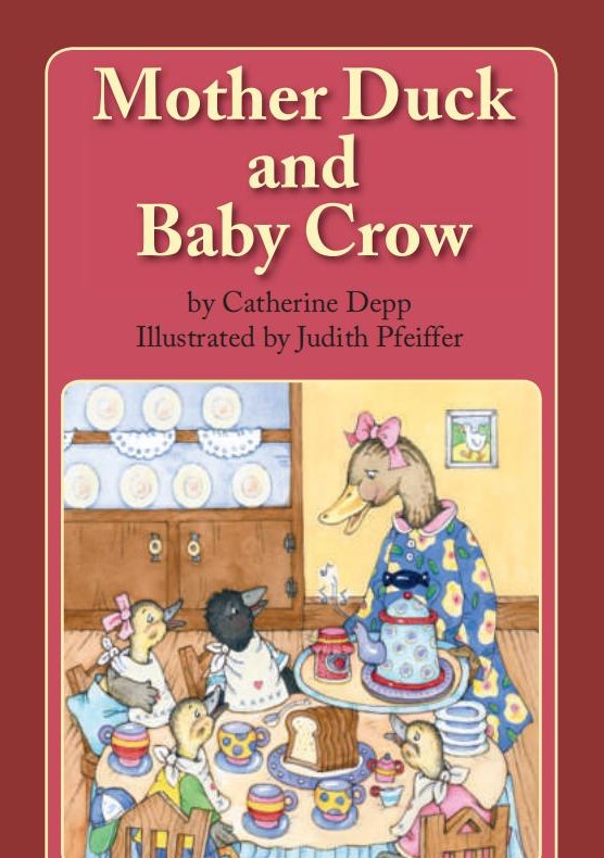 Mother Duck and Baby Crow