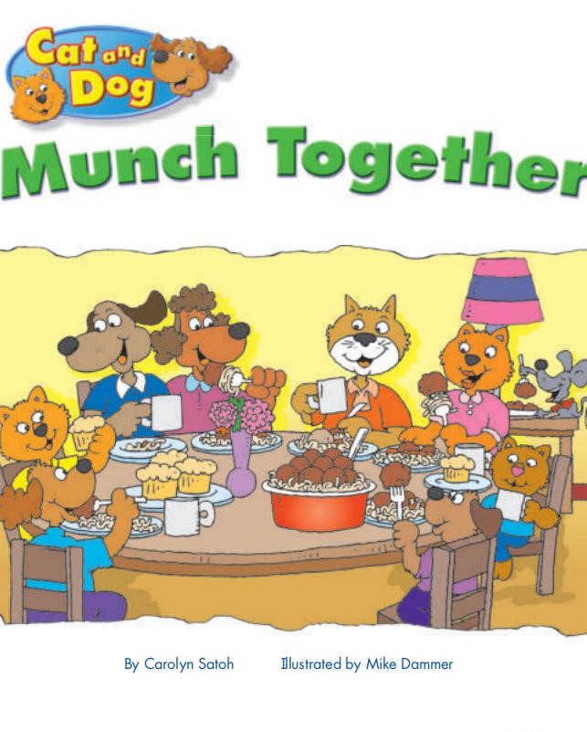 Cat and Dog Munch Together