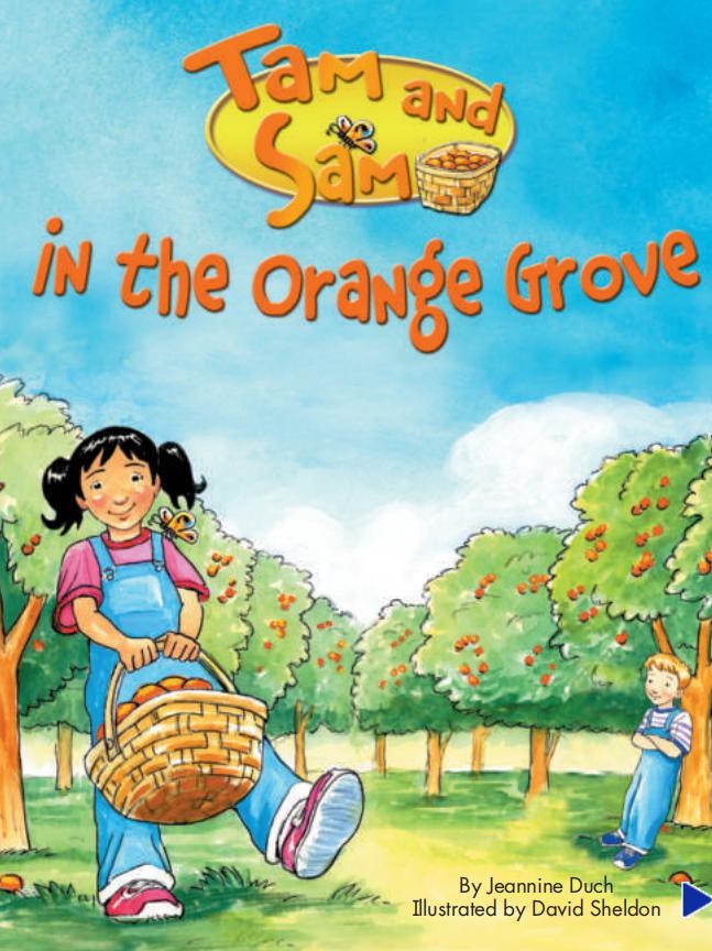 Tam and Sam in the Orange Grove