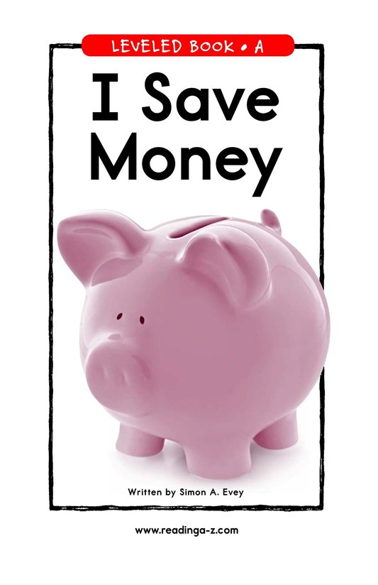 I Save Money