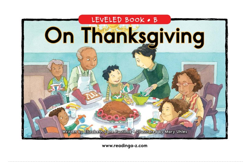 On Thanksgiving