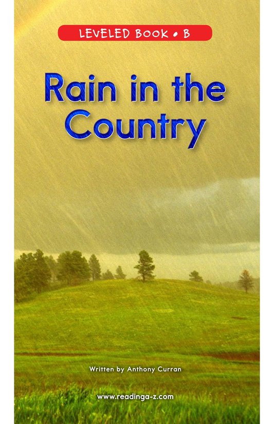 Rain in the Country