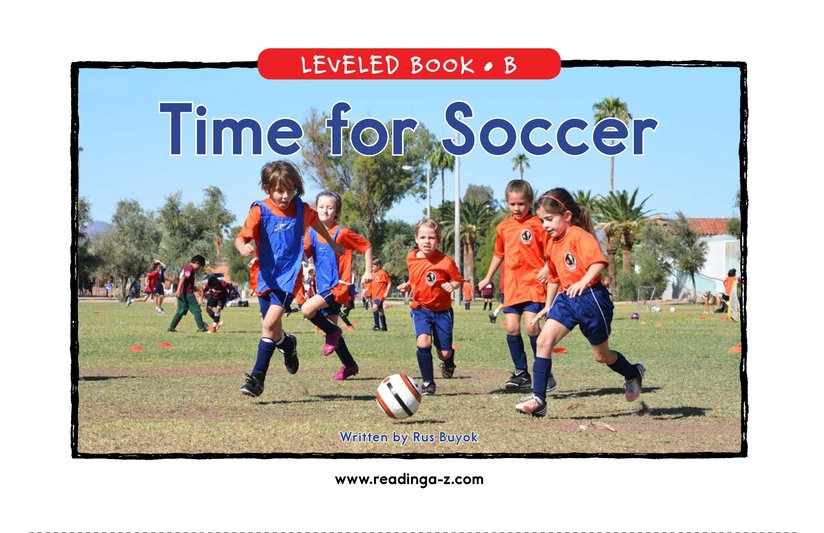 Time for Soccer