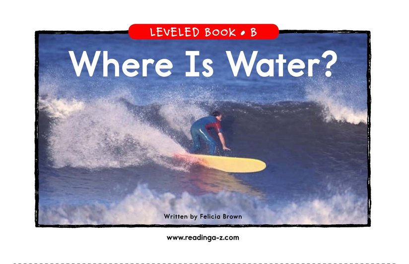 Where Is Water