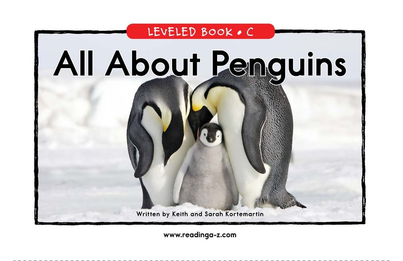 All About Penguins