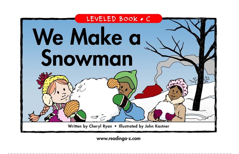 We Make a Snowman